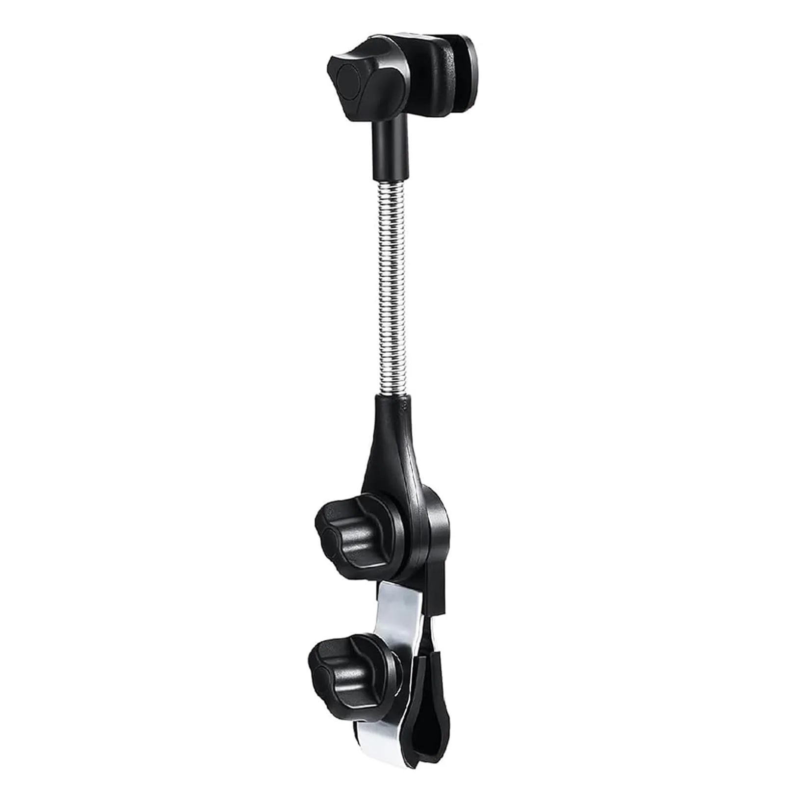 SWKTSWK 360° Adjustable Umbrella Clamp for Golf Carts, Fits 0.6–1.3 in Handles