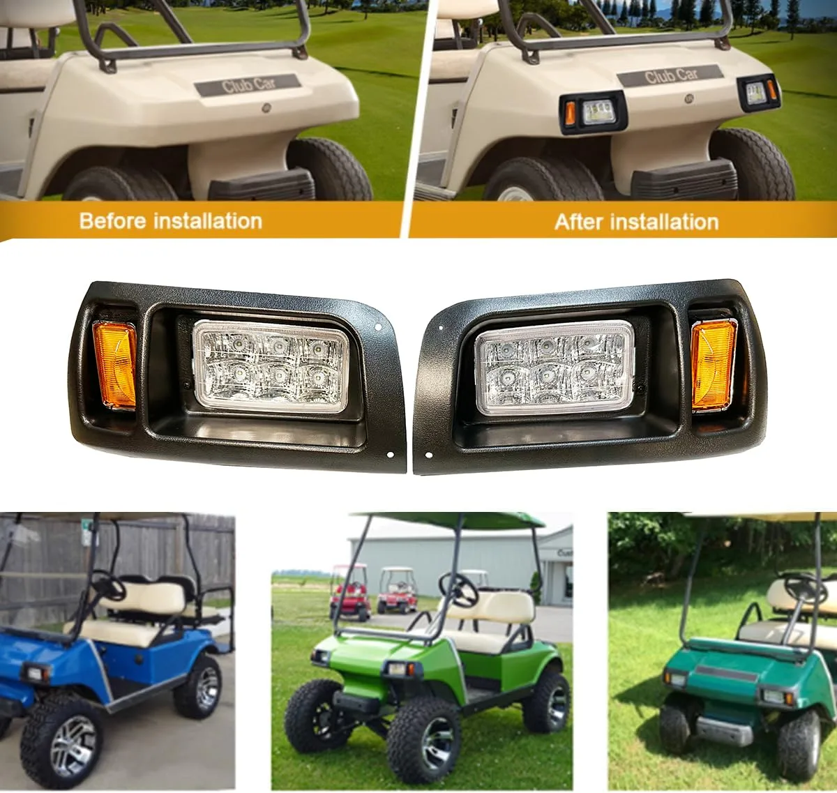 Dr.Acces LED Light Kit for Club Car DS 1993-Up image 4