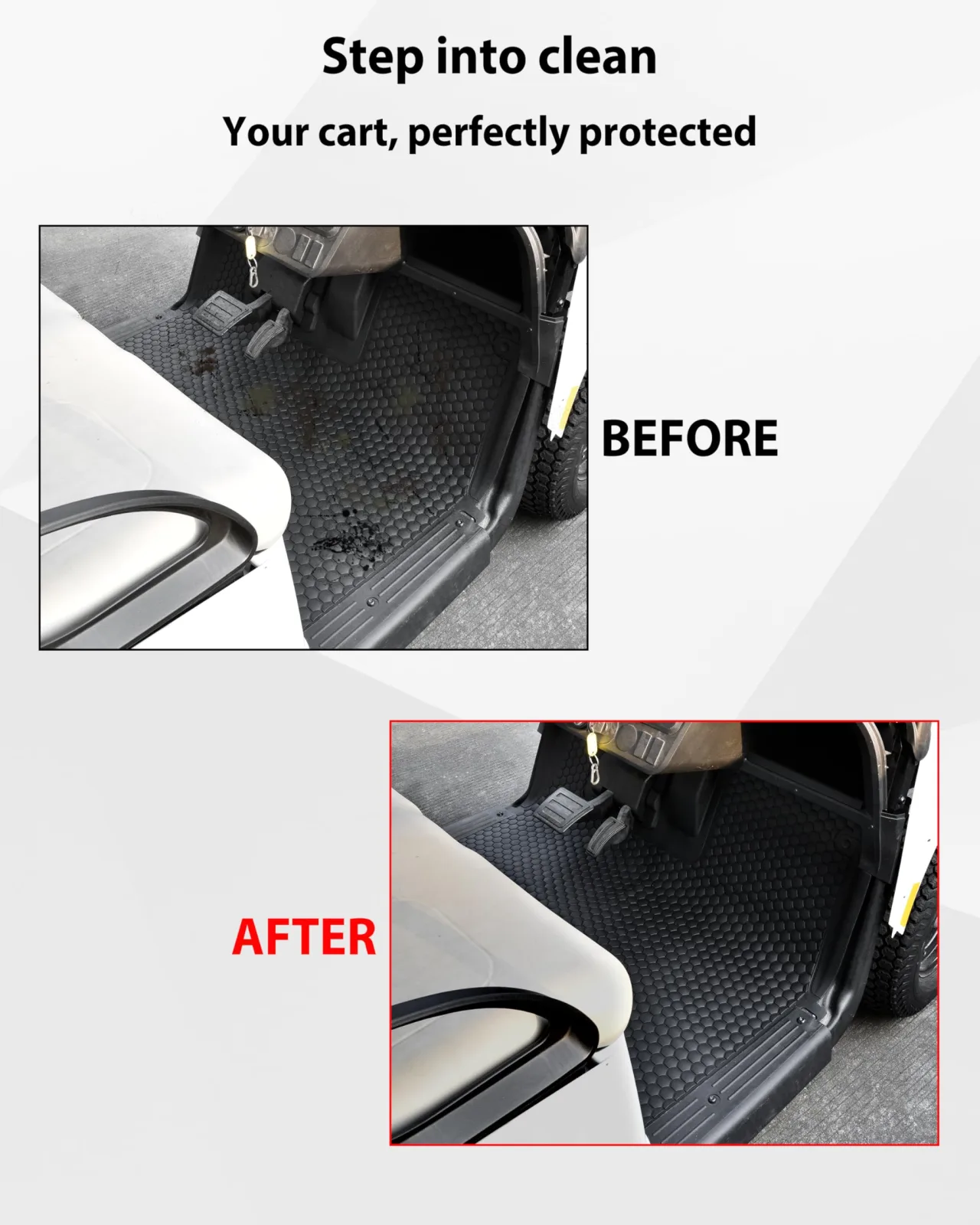 SAUTVS Floor Mat for E-Z-G-O RXV, Valor & Elite 2018+ image 4