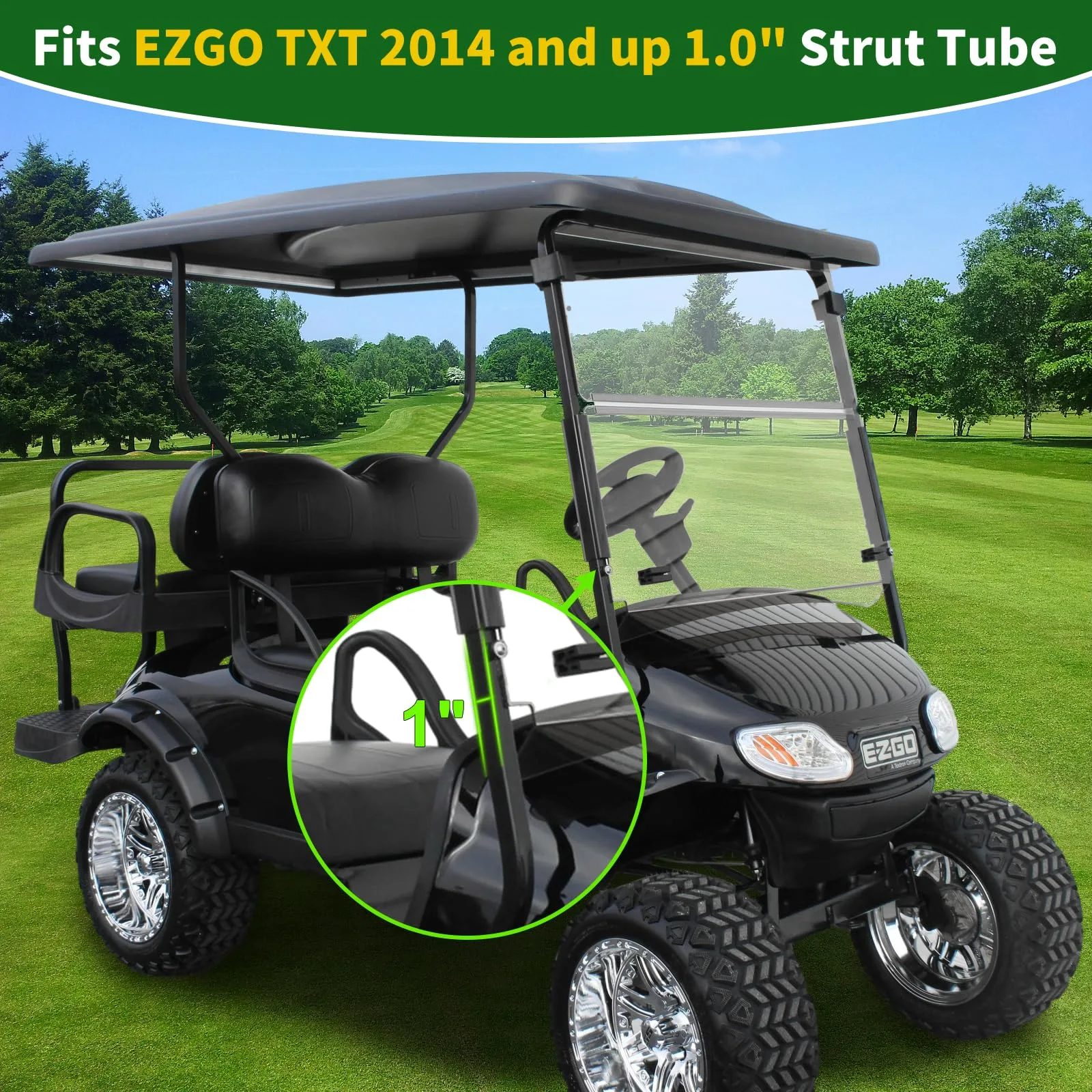 Cartalia Windshield Clips for E-Z-GO TXT and Yamaha Drive image 2