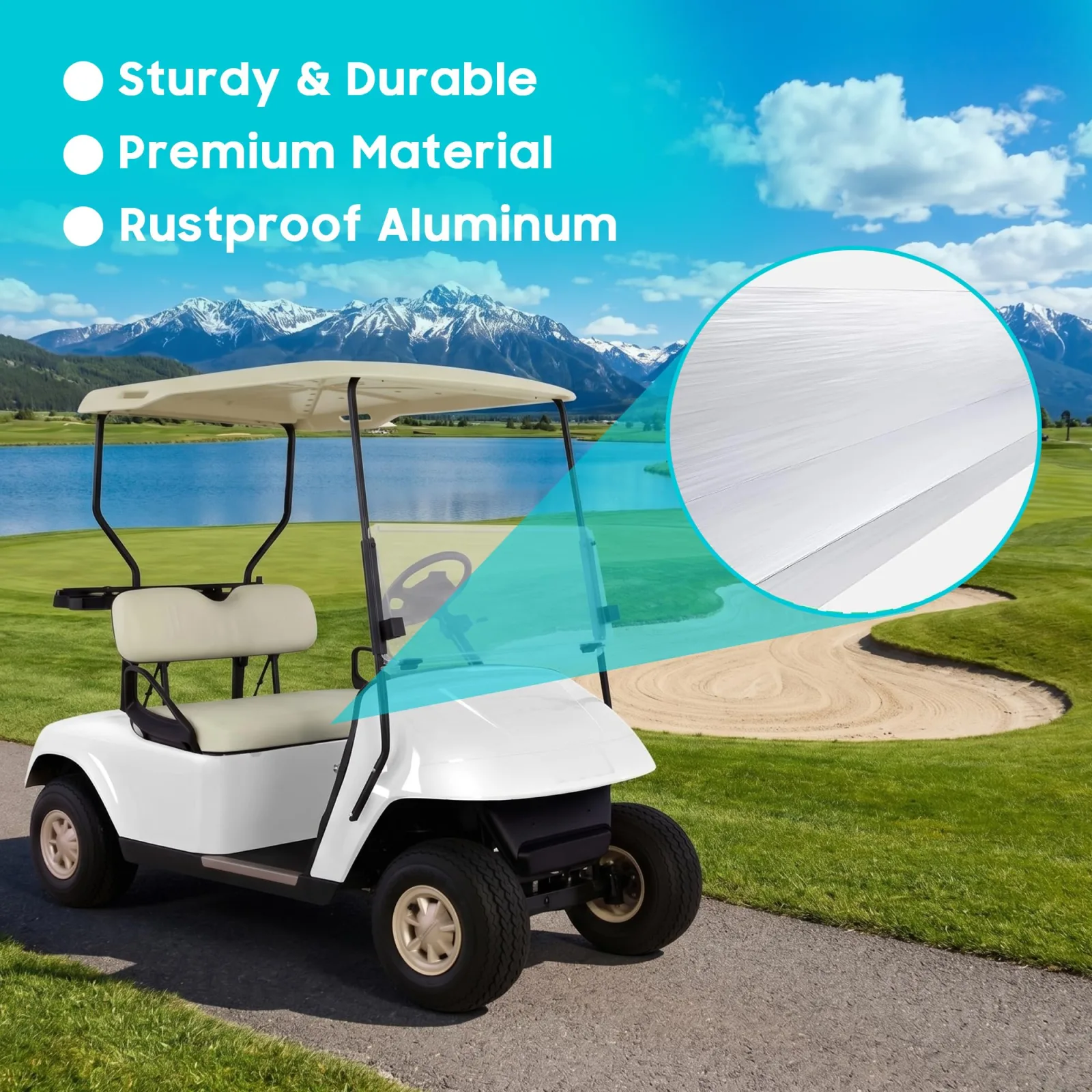 10L0L Aluminum Battery Tray for E-Z-GO TXT Golf Carts image 4