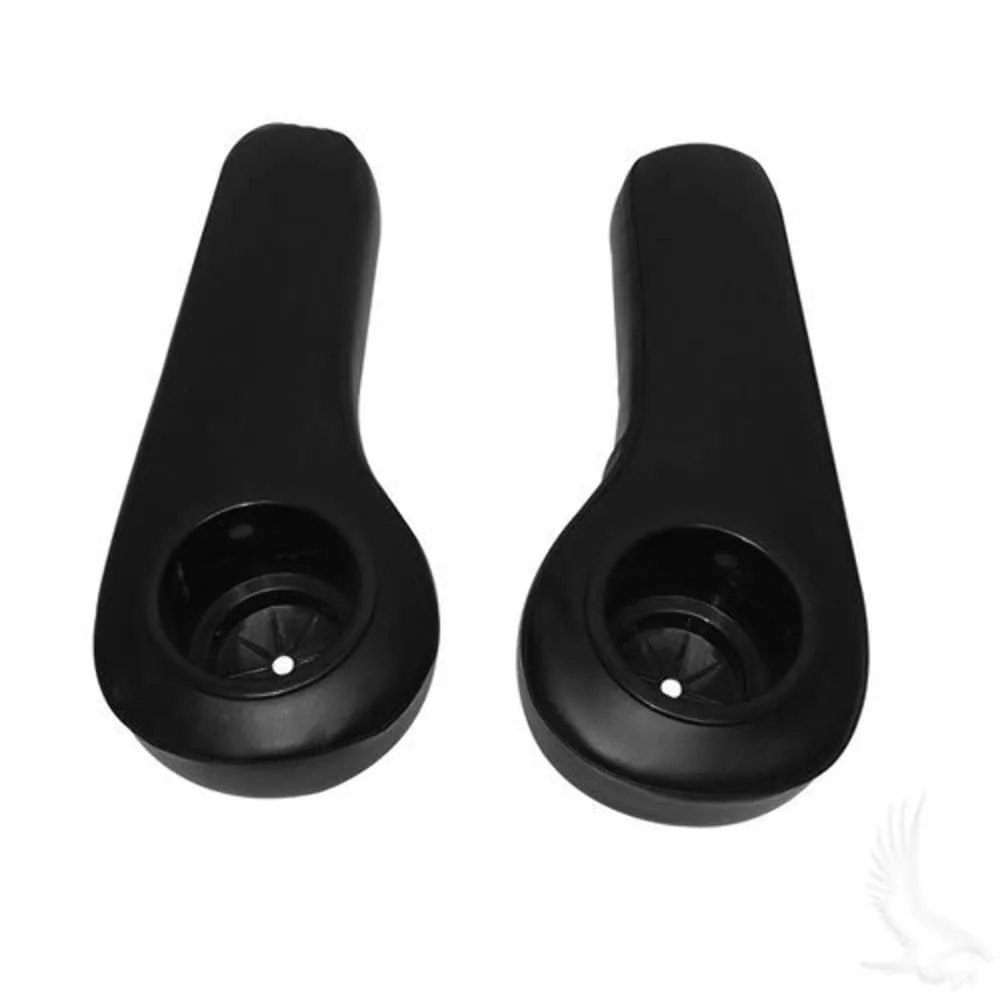 REVENGE Black Golf Cart Rear Seat Armrest Set SEAT-695-BLK image 2