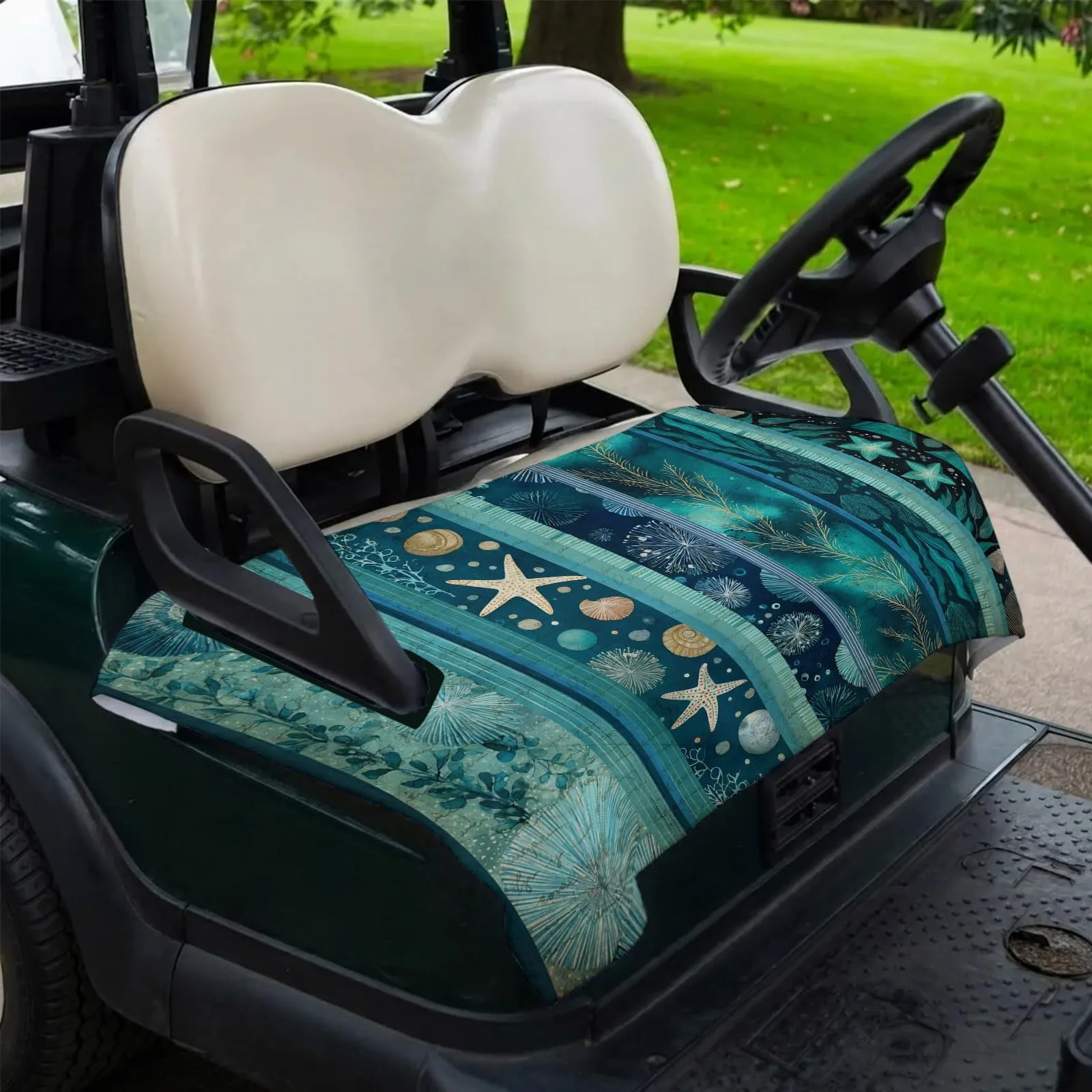 DecorLovee 51 x 31 in Golf Cart Seat Cover Microfiber Towel - DLE202606101781062736278031446 image 2