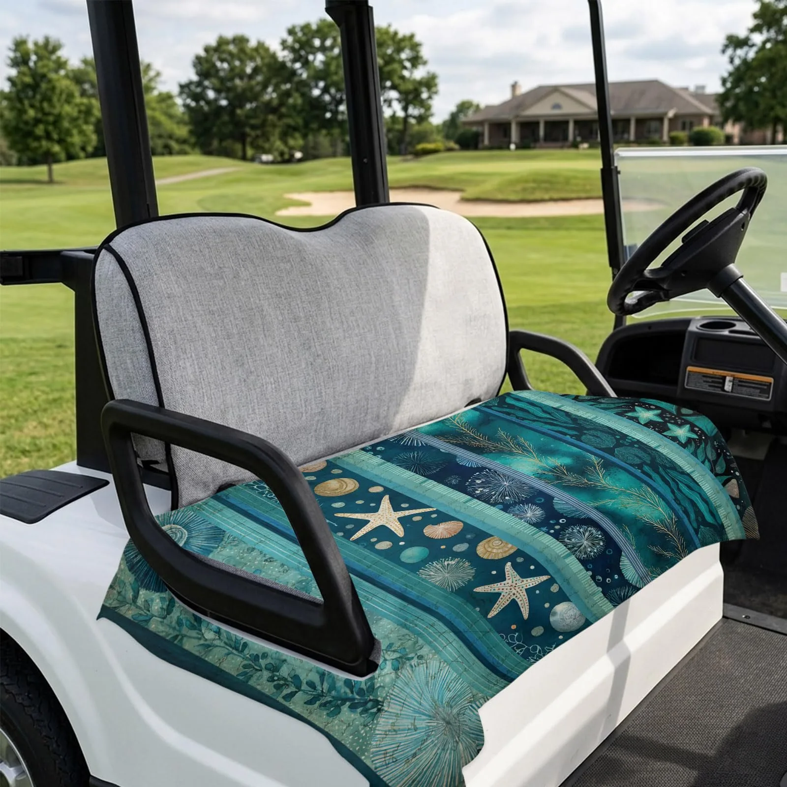 DecorLovee 51 x 31 in Golf Cart Seat Cover Microfiber Towel - DLE202606101781062736278031446 image 4