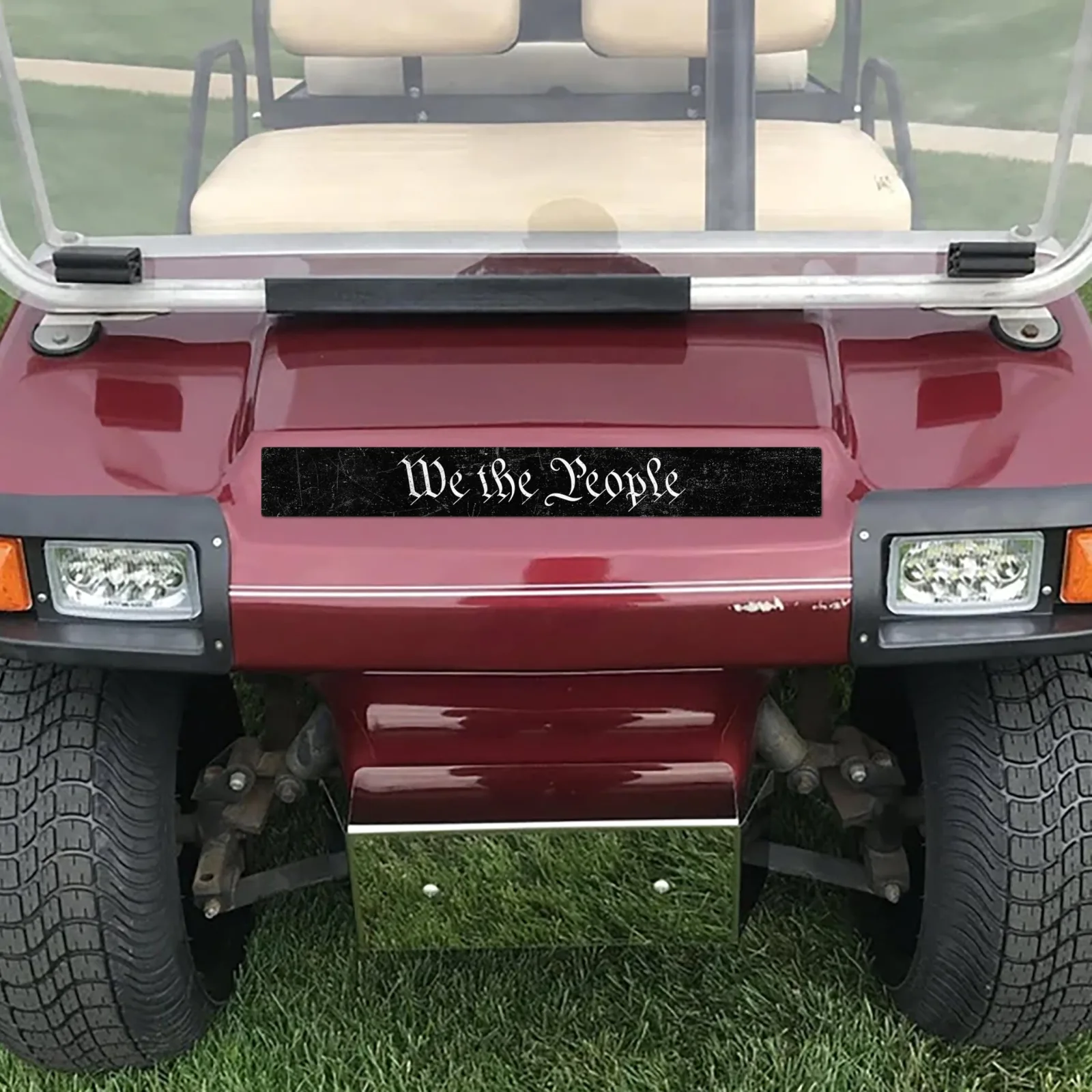 Gimme Golf USA Club Car DS We The People Name Plate image 3