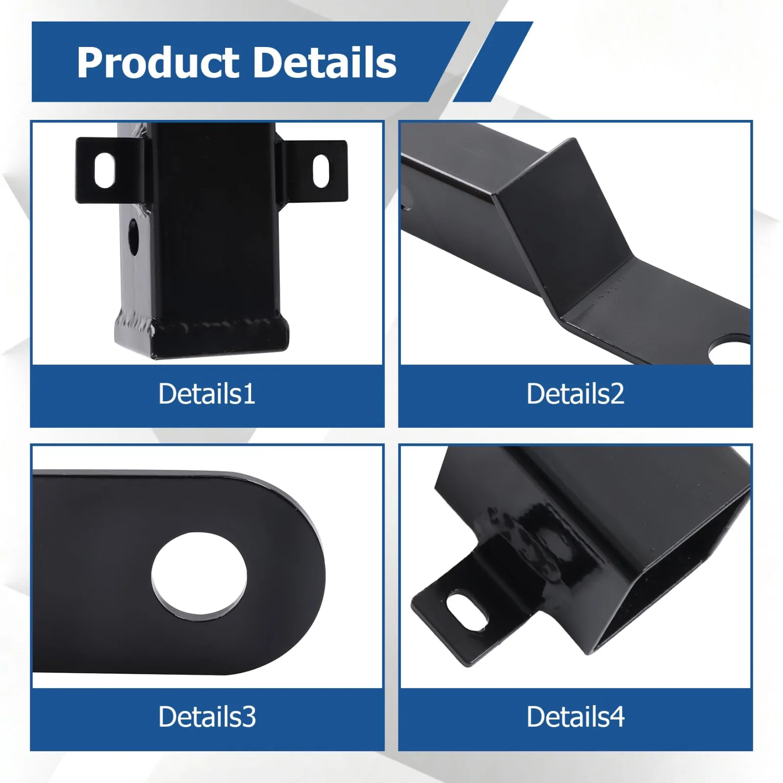 WFLNHB Golf Cart Trailer Hitch with 2-Inch Receiver image 4