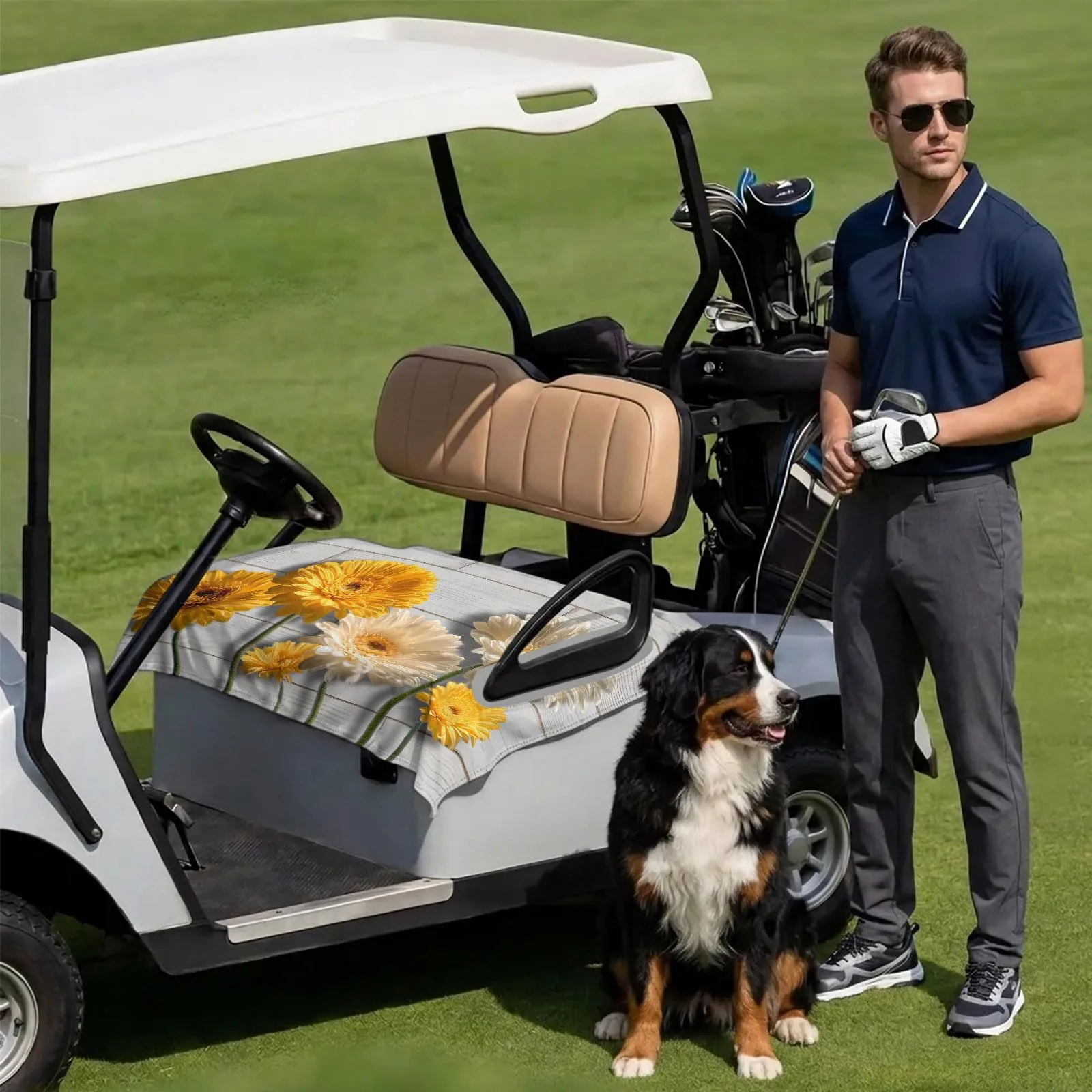 DecorLovee Golf Cart Seat Cover 51 x 31 in image 3