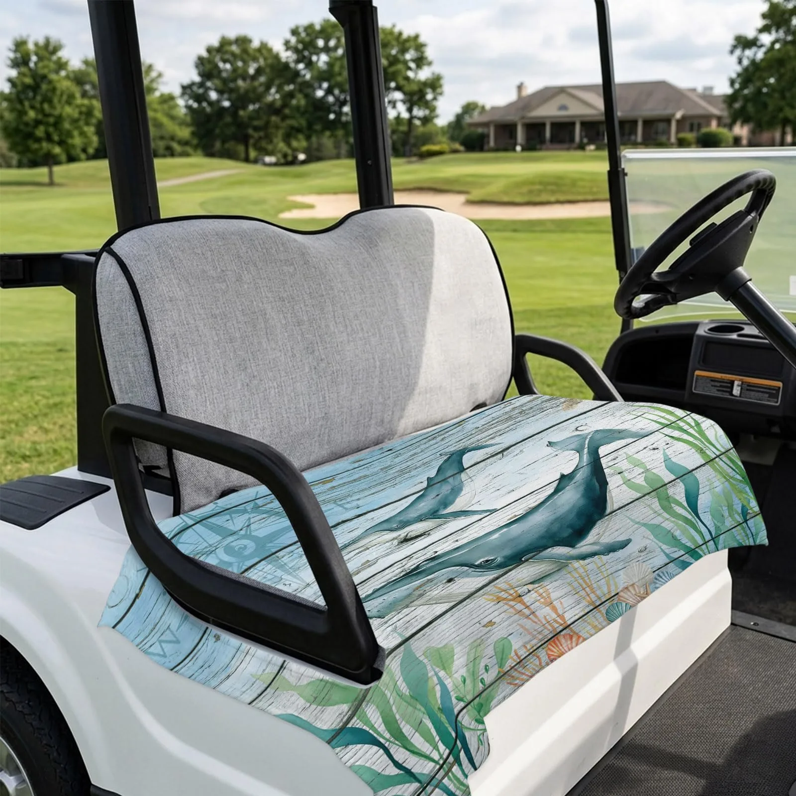 LooPoP Microfiber Golf Cart Seat Cover 51 x 31 Inches image 3