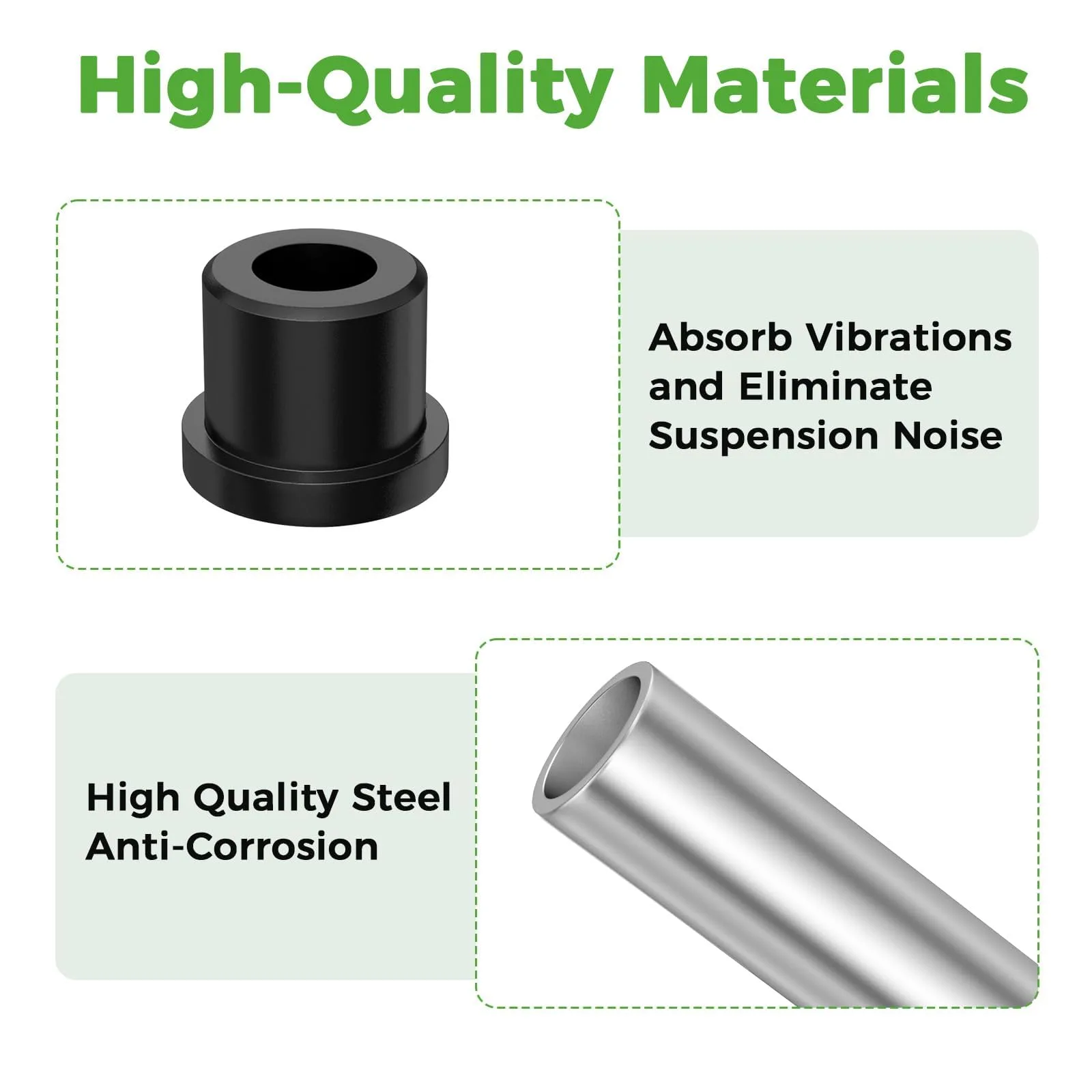 10L0L Rear Leaf Spring Bushing Kit for E-Z-GO RXV (620160/620161/624030) image 4