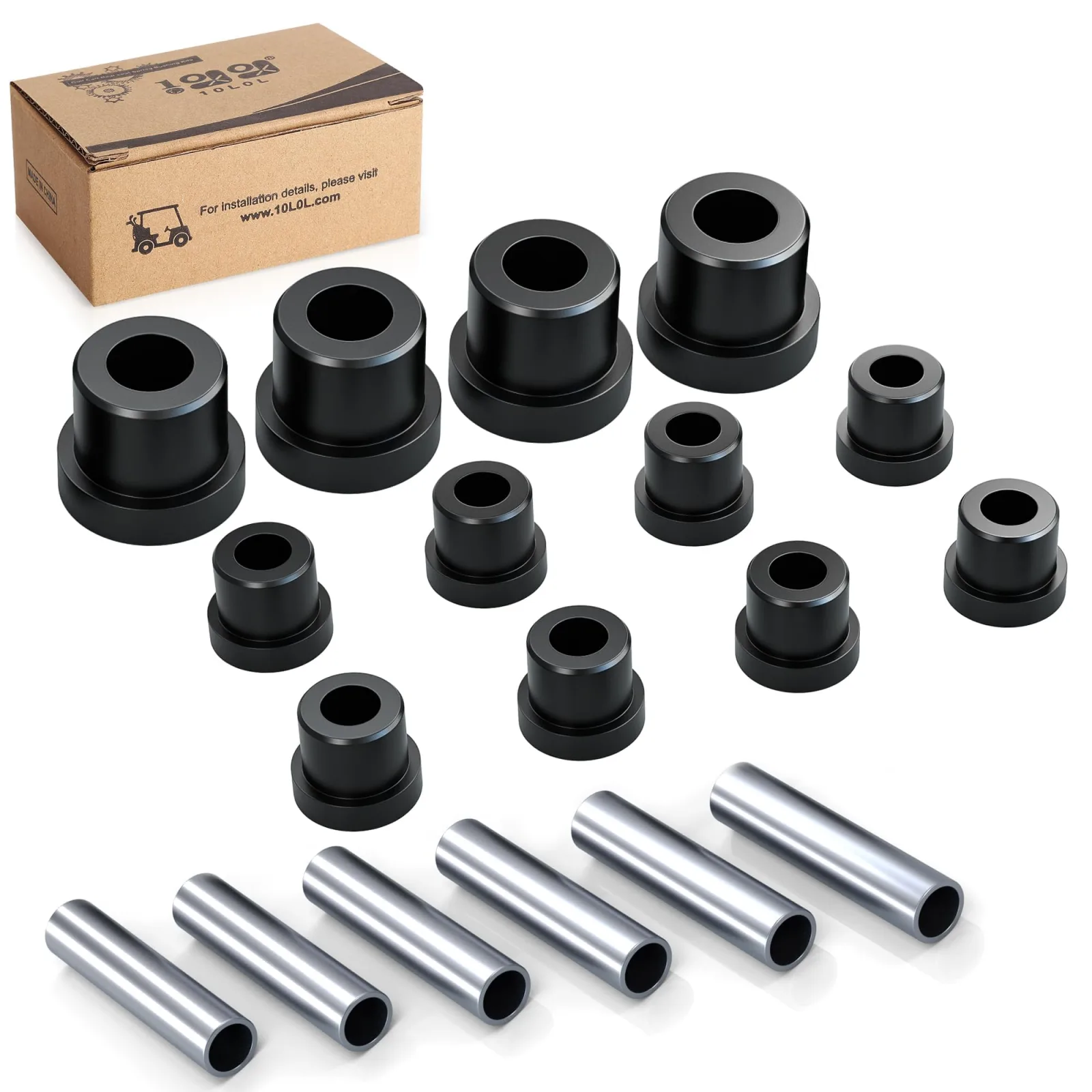 10L0L Rear Leaf Spring Bushing Kit for E-Z-GO RXV (620160/620161/624030)