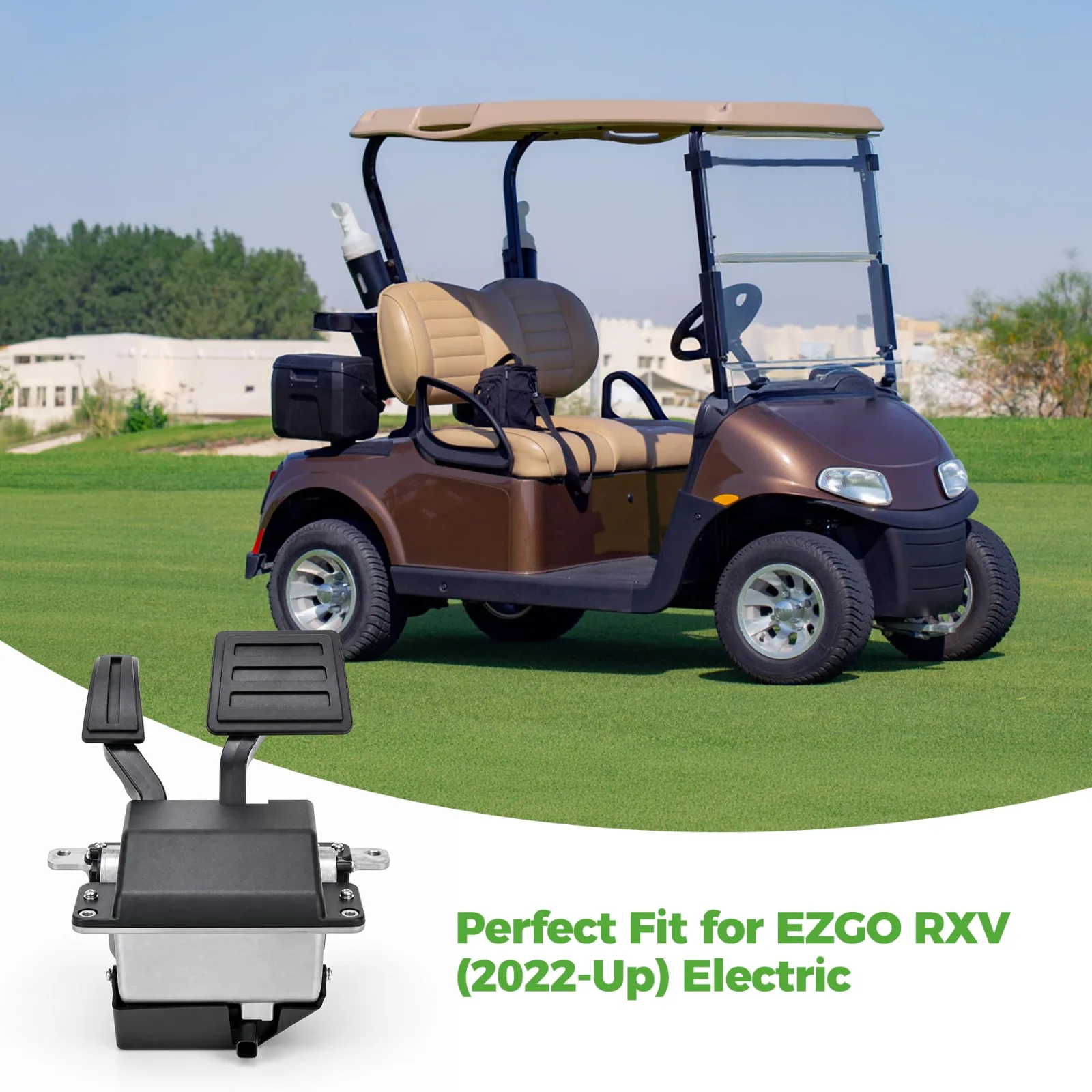 10L0L Brake & Accelerator Pedal Assembly for E-Z-GO RXV (2022+) image 3