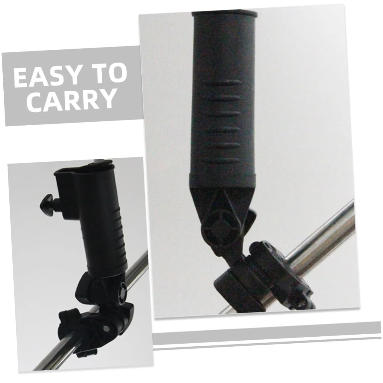SUPVOX Adjustable Golf Cart Umbrella Holder Clamp image 3