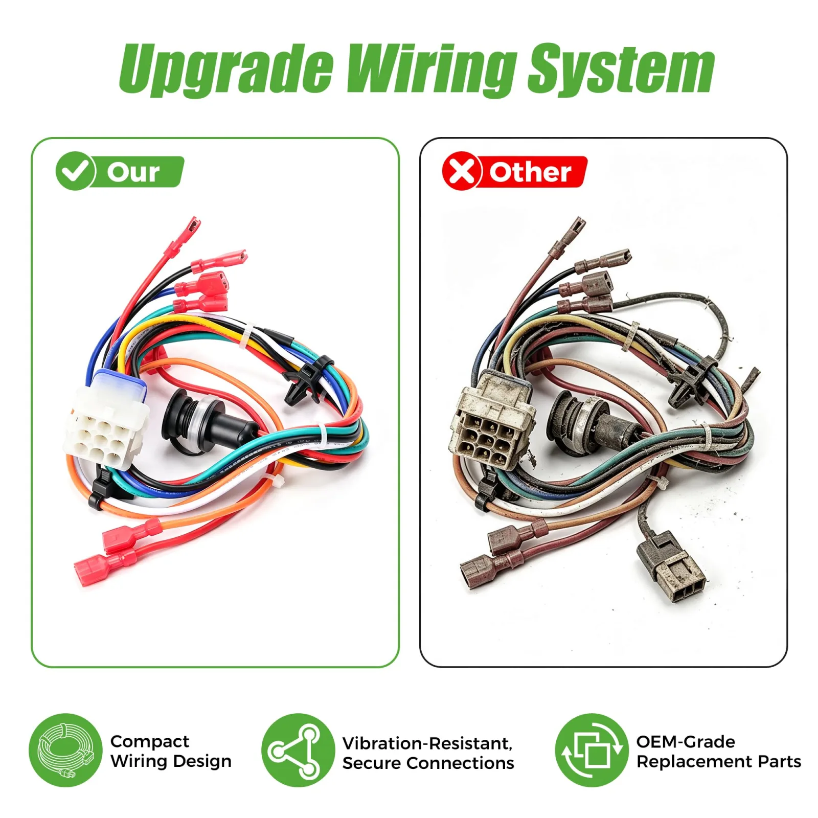 10L0L Control Wire Harness for Club Car Precedent 48V image 3