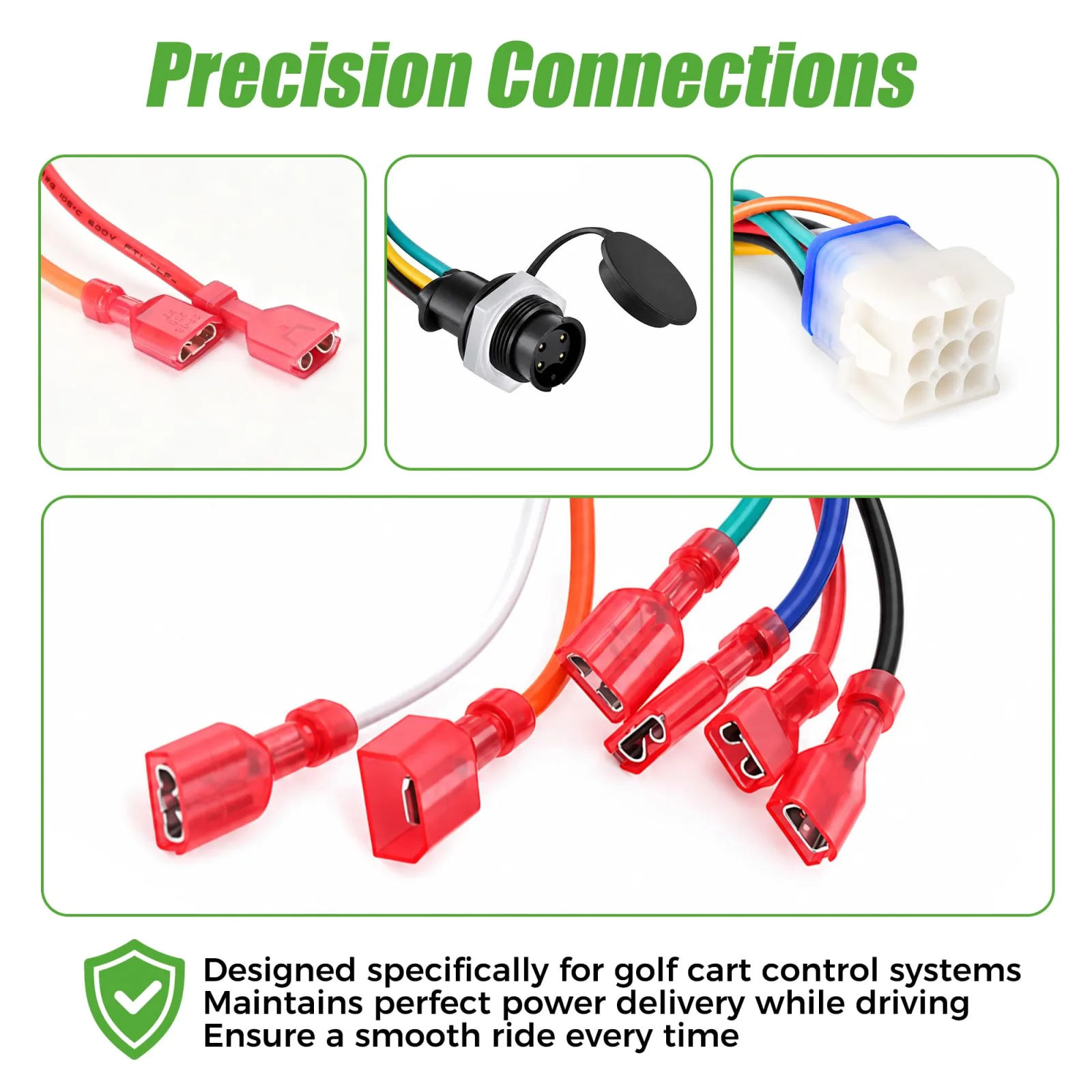 10L0L Control Wire Harness for Club Car Precedent 48V image 4