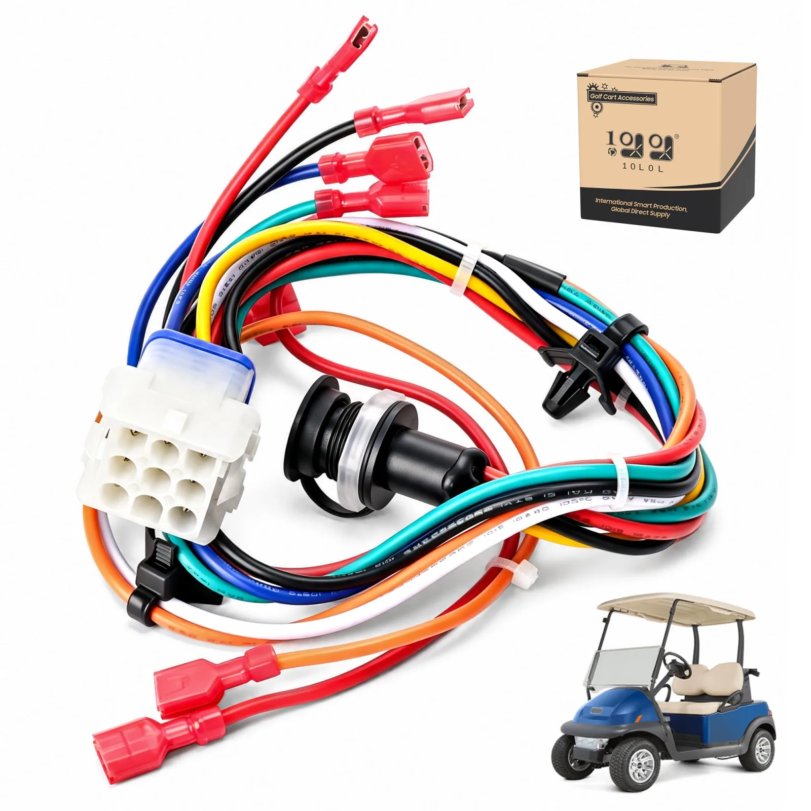 10L0L Control Wire Harness for Club Car Precedent 48V