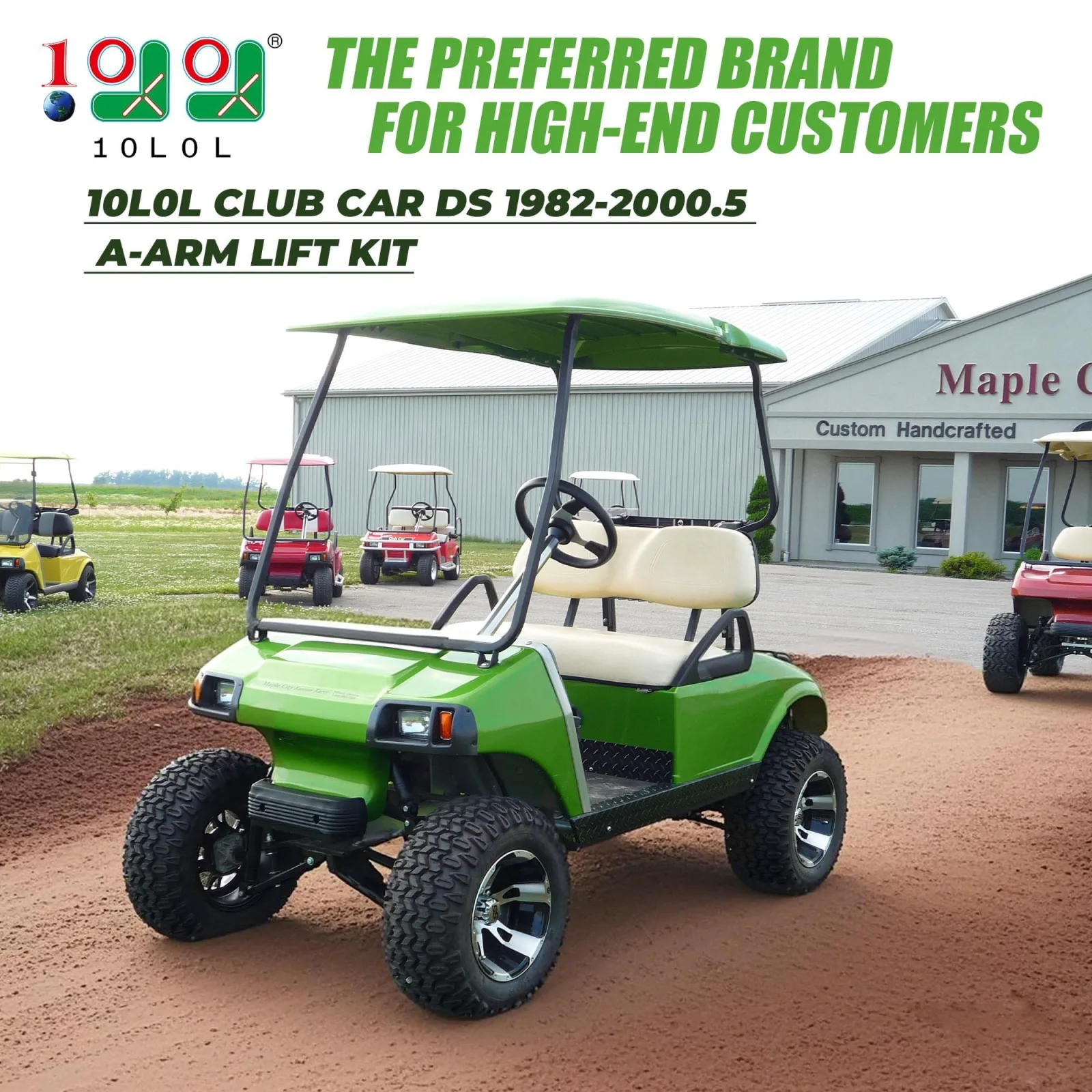 10L0L 6-Inch Lift Kit for Club Car DS 1982-2003 Electric image 2