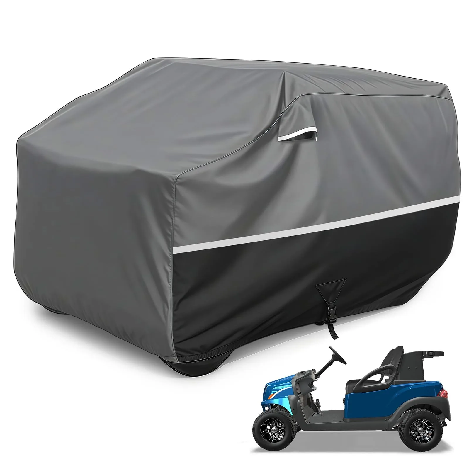 Kistrba BLJIN0141-3 2-Passenger Golf Cart Cover