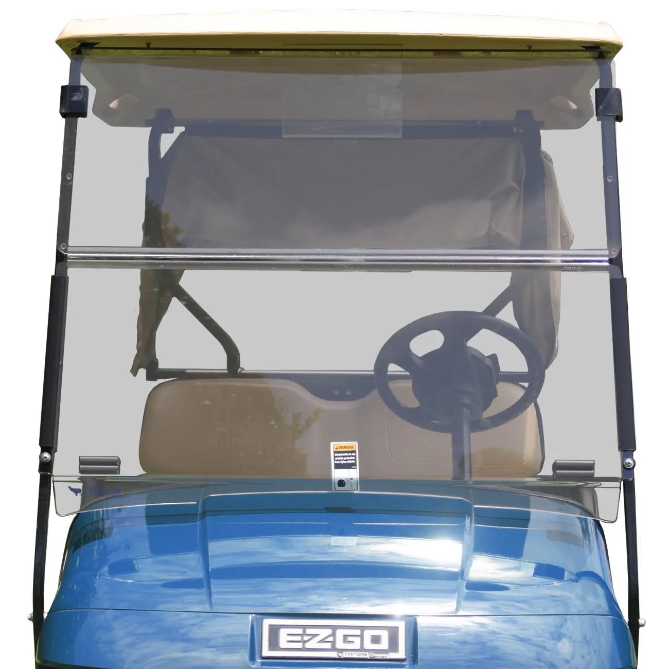Pro-Fit Tinted Split Windshield for E-Z-GO RXV