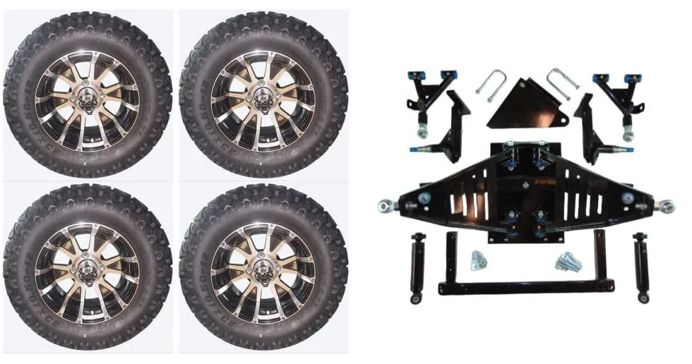 3G 6-Inch Lift Kit with Wheels for Yamaha Drive II