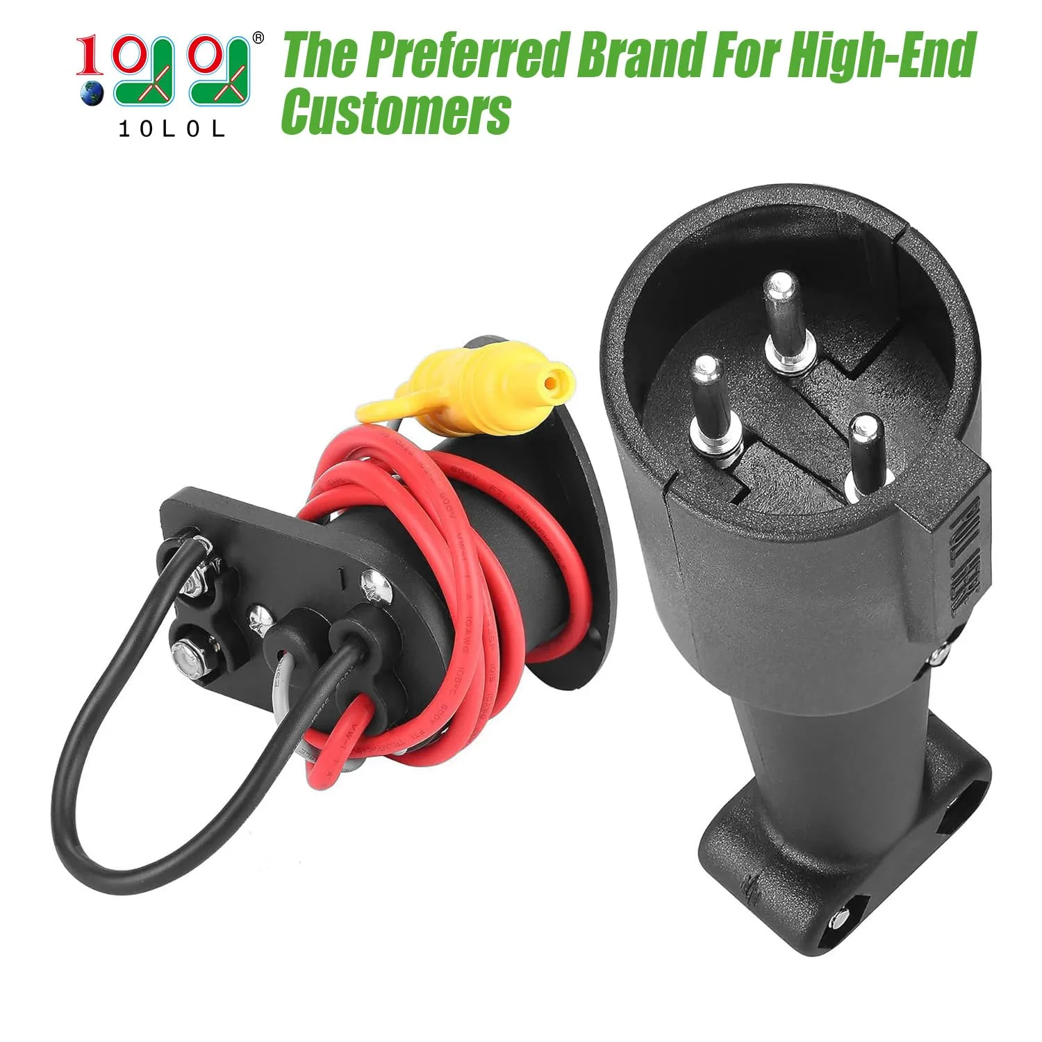 10L0L Club Car DS 48V Charger Plug & Receptacle image 2