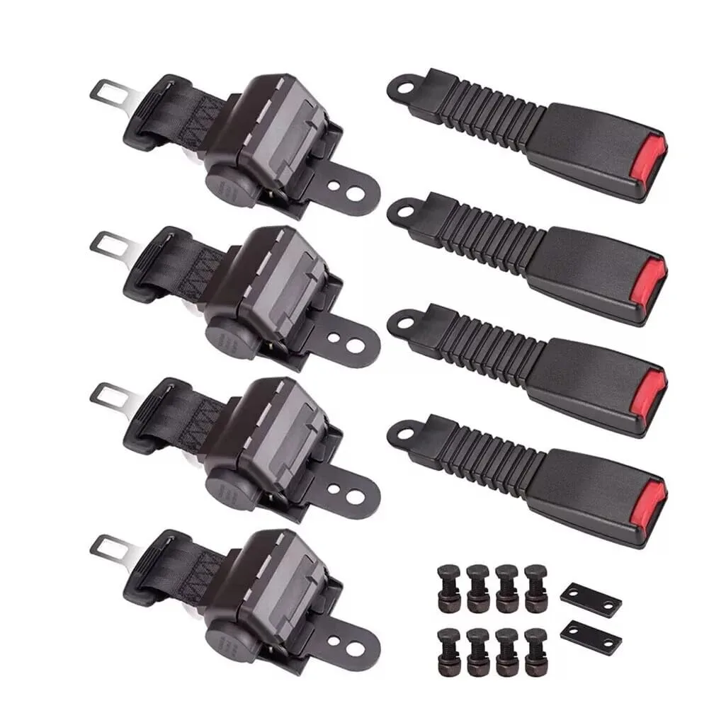 Universal Golf Cart Seat Belts with Buckles | Mod-G33S-433