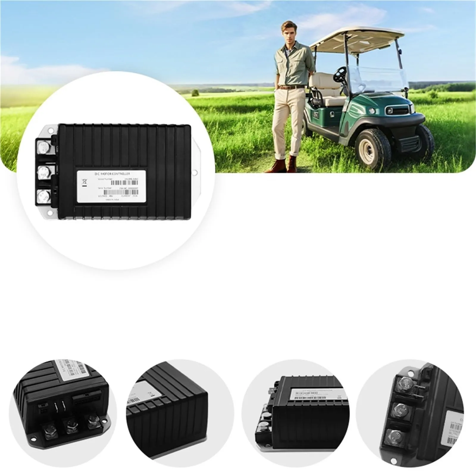 KINBZQ 48V 350A Golf Cart Motor Controller image 4