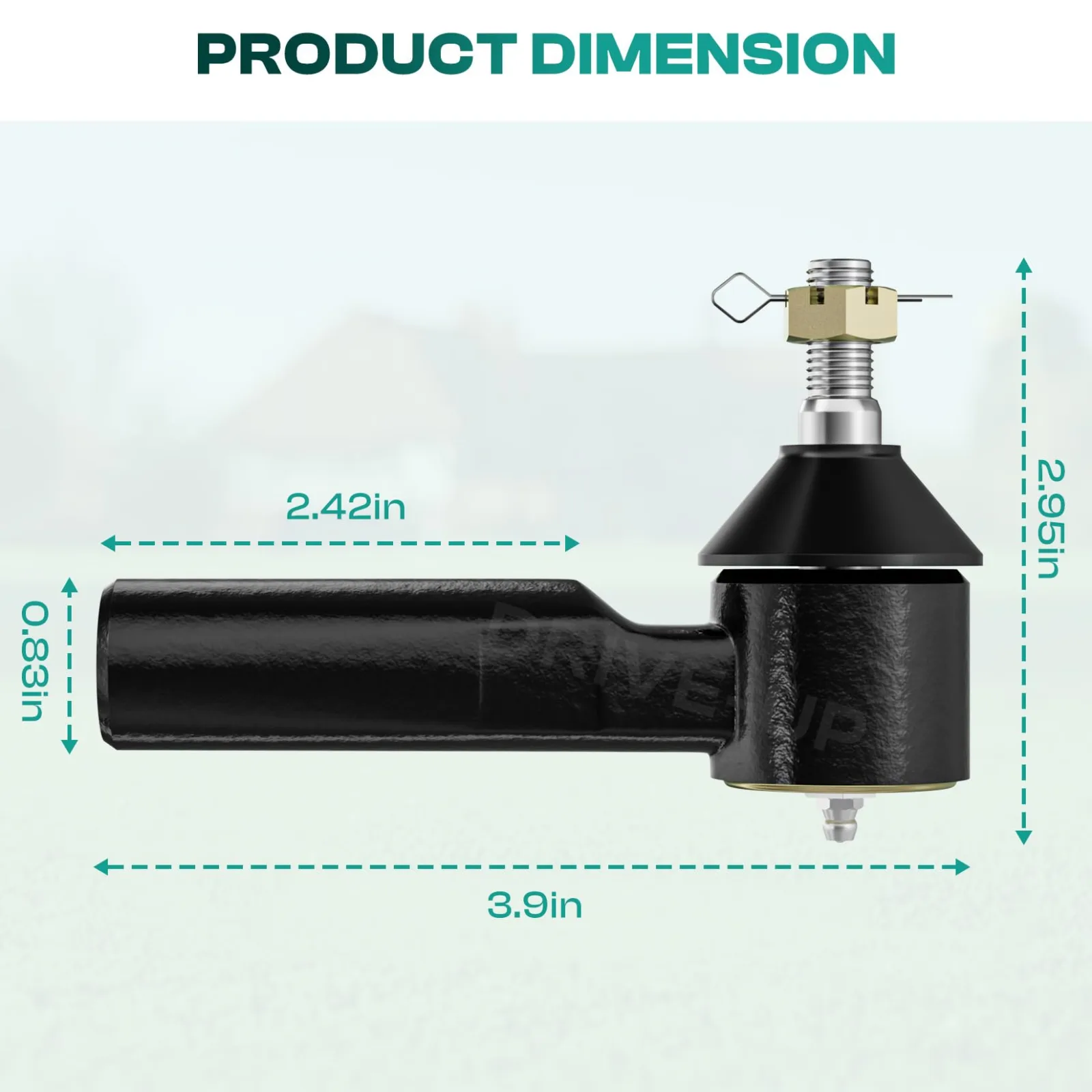 DRIVE UP Outer Rack Ball Joint for E-Z-GO TXT image 4