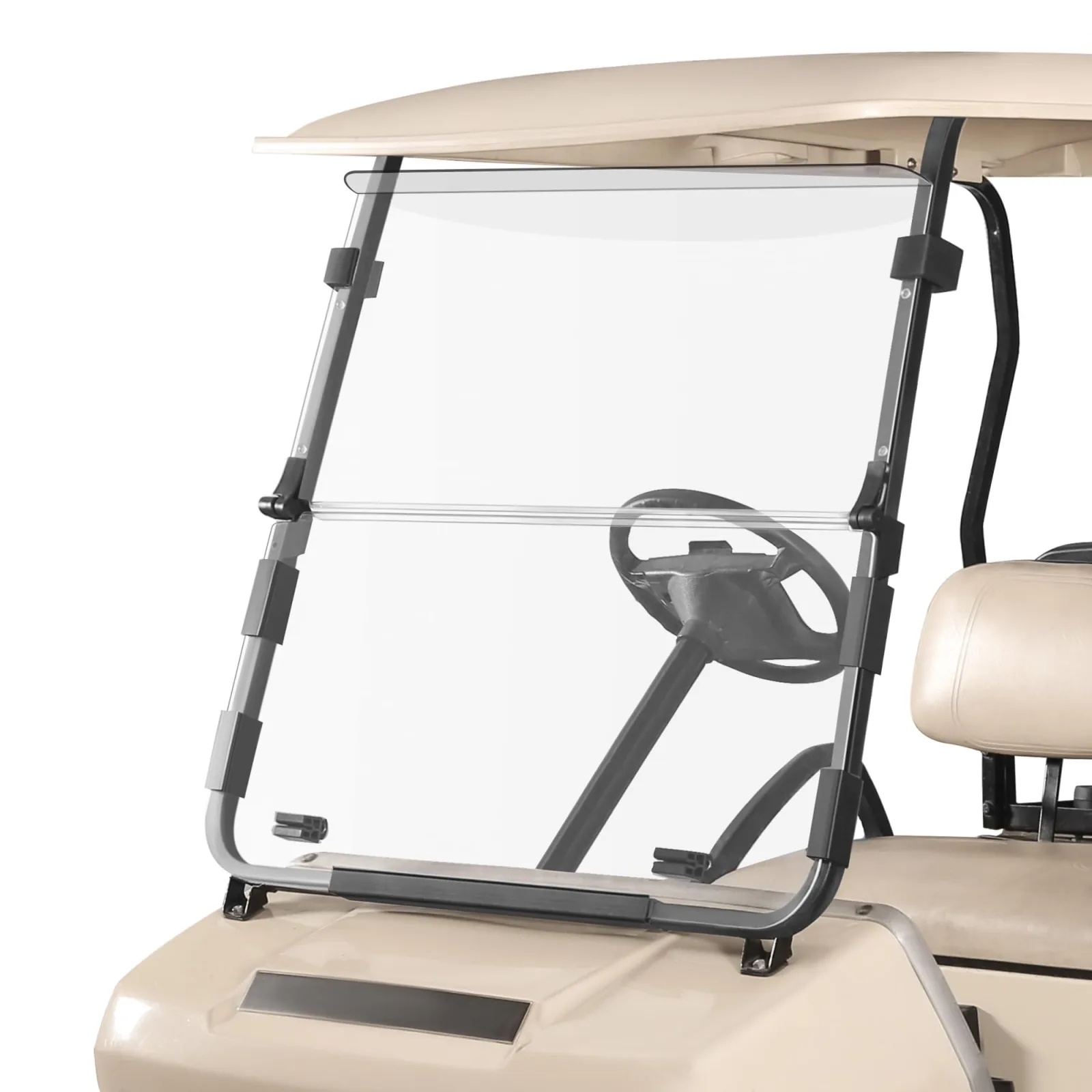 10L0L Fold-Down Windshield for Club Car DS 1982-2000.5