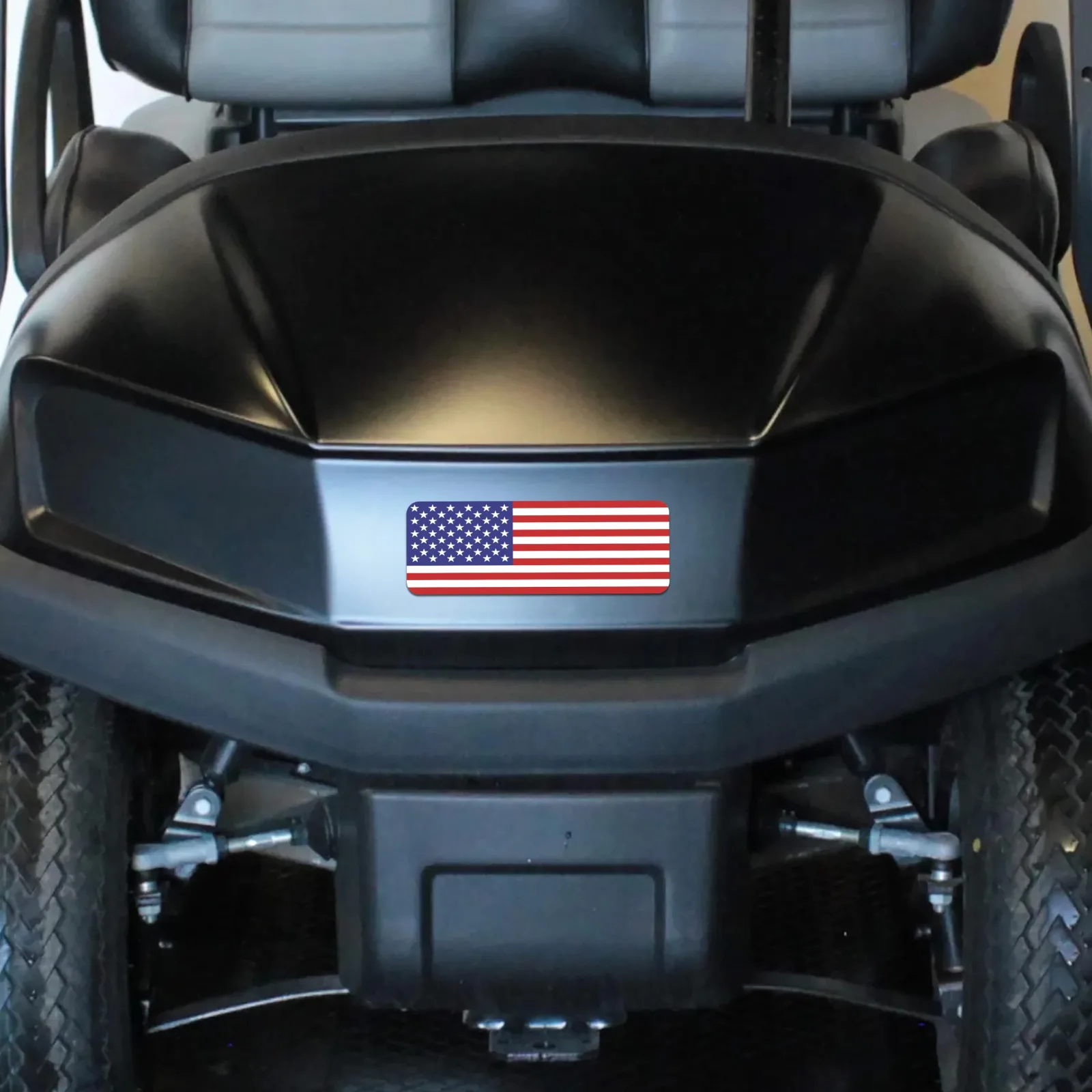 Club Car Tempo American Flag Front Name Plate image 3