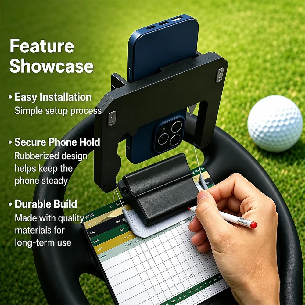 SADFGF Phone and Scorecard Mount for E-Z-GO TXT image 3