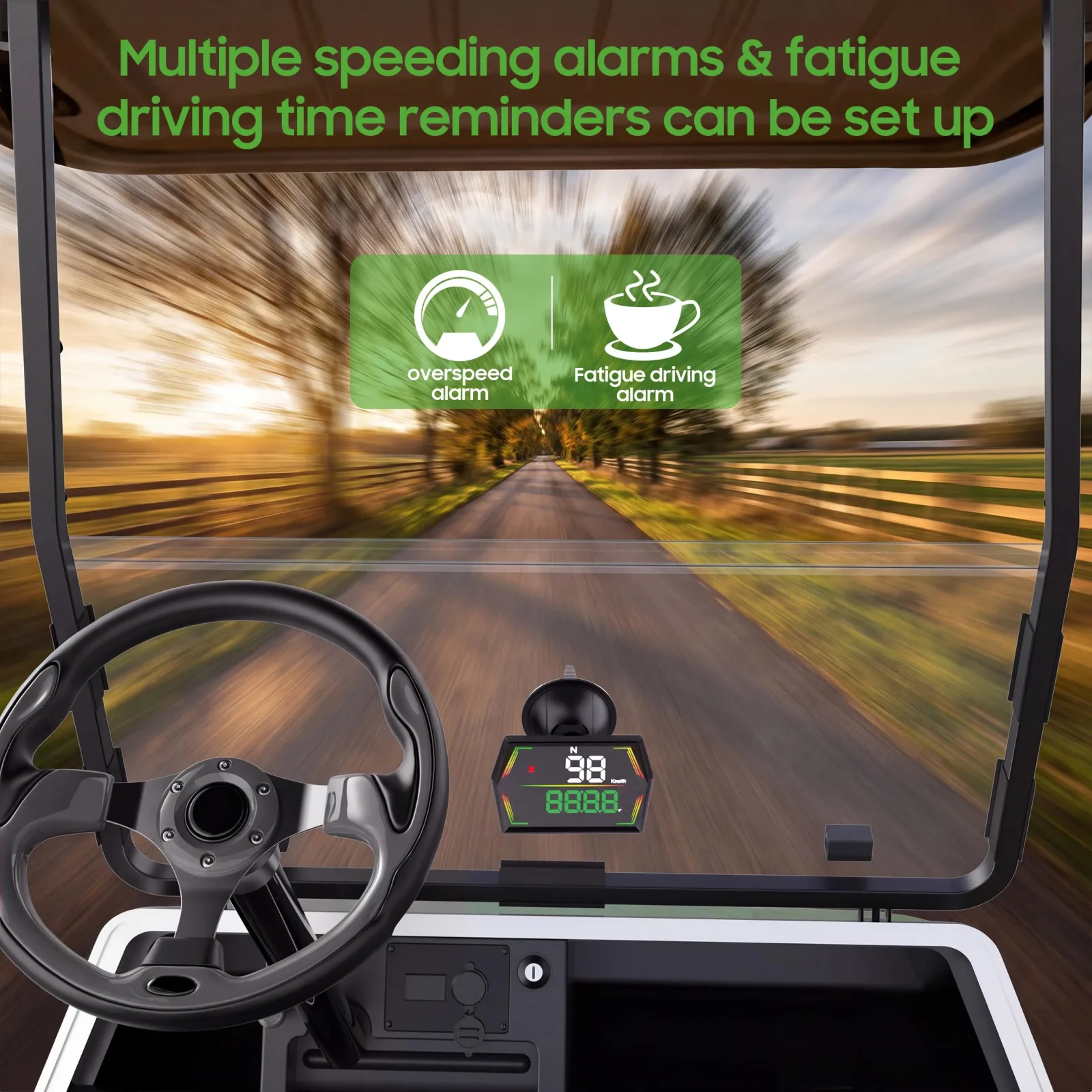 10L0L ELE-00026-J Golf Cart GPS Speedometer image 4