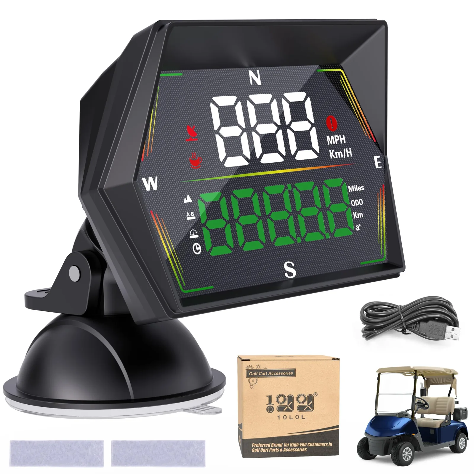 10L0L ELE-00026-J Golf Cart GPS Speedometer