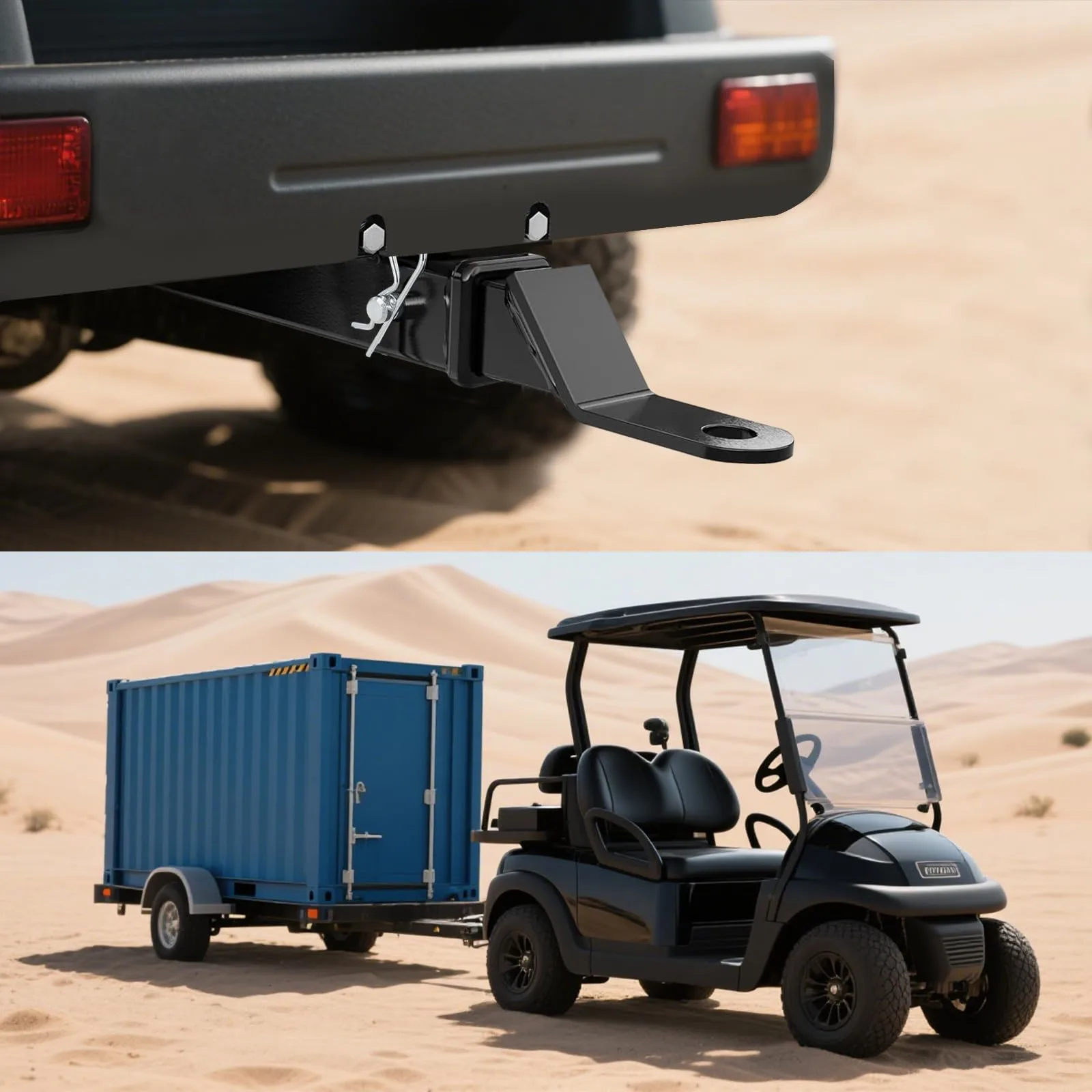 AIPSET AP0080 Golf Cart Rear Trailer Hitch image 4