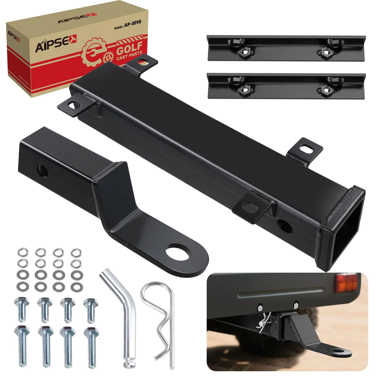AIPSET AP0080 Golf Cart Rear Trailer Hitch