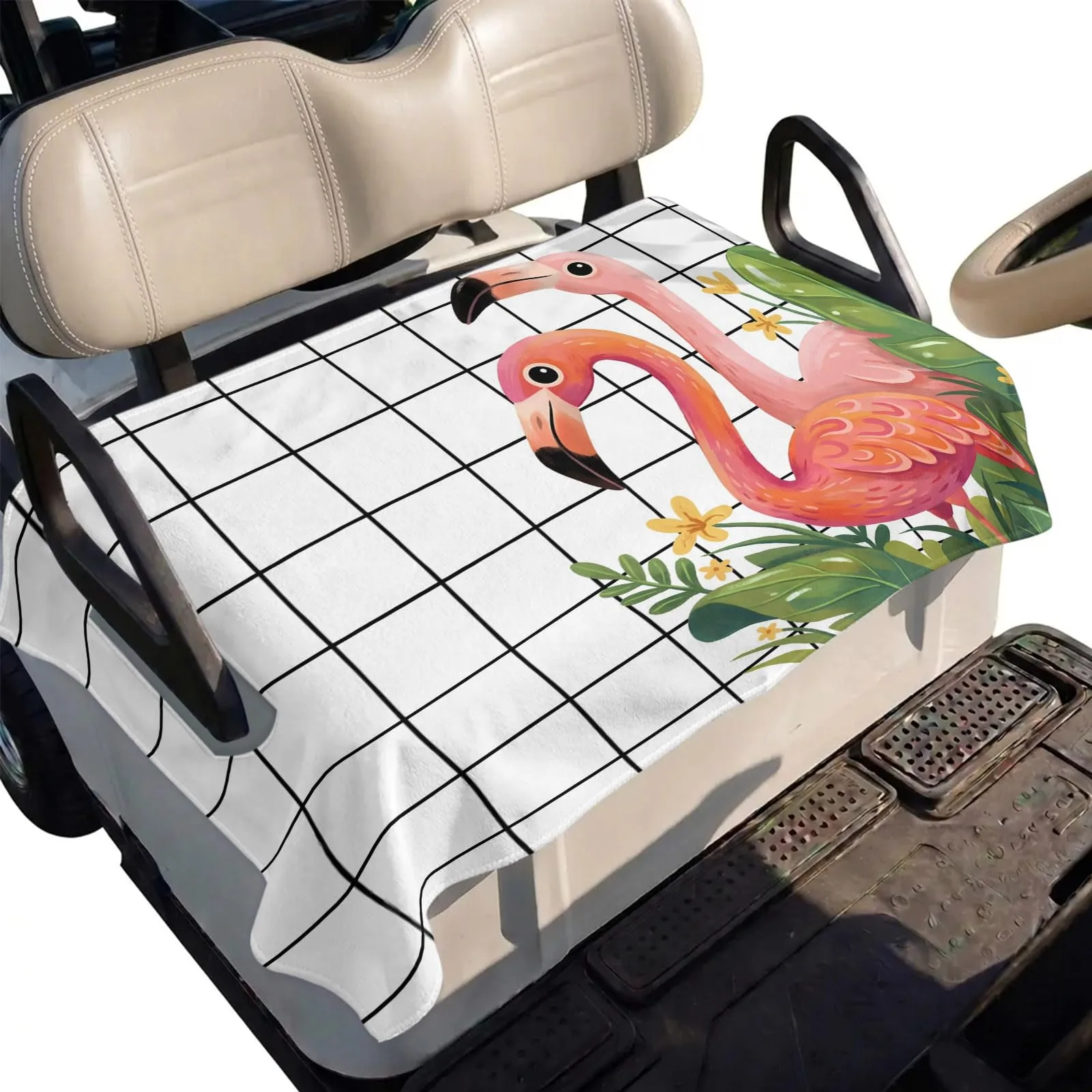 DecorLovee Golf Cart Seat Cover 51 x 31-Inch