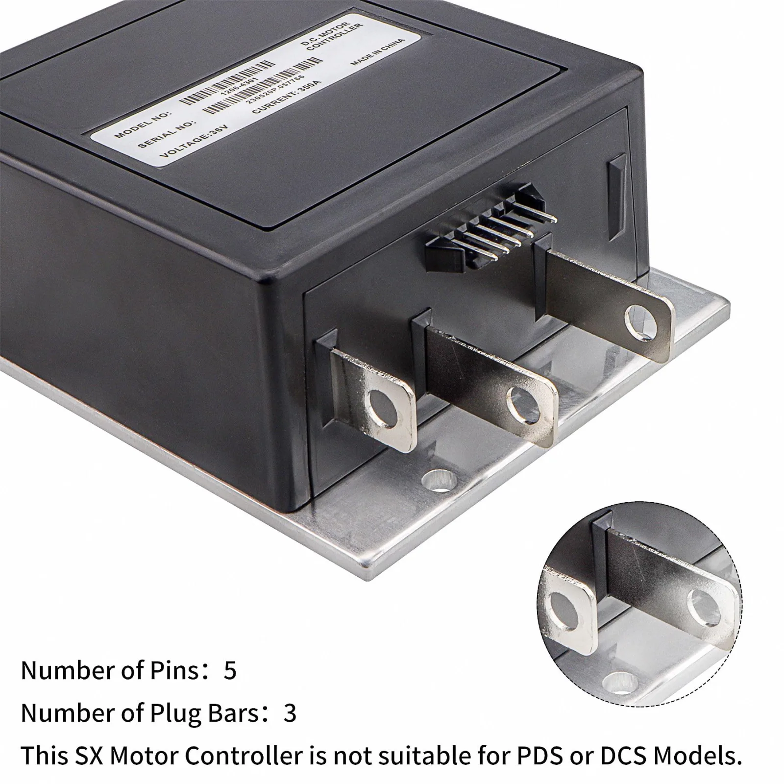 YWEISPART 36V Speed Controller for E-Z-GO TXT Medalist image 3