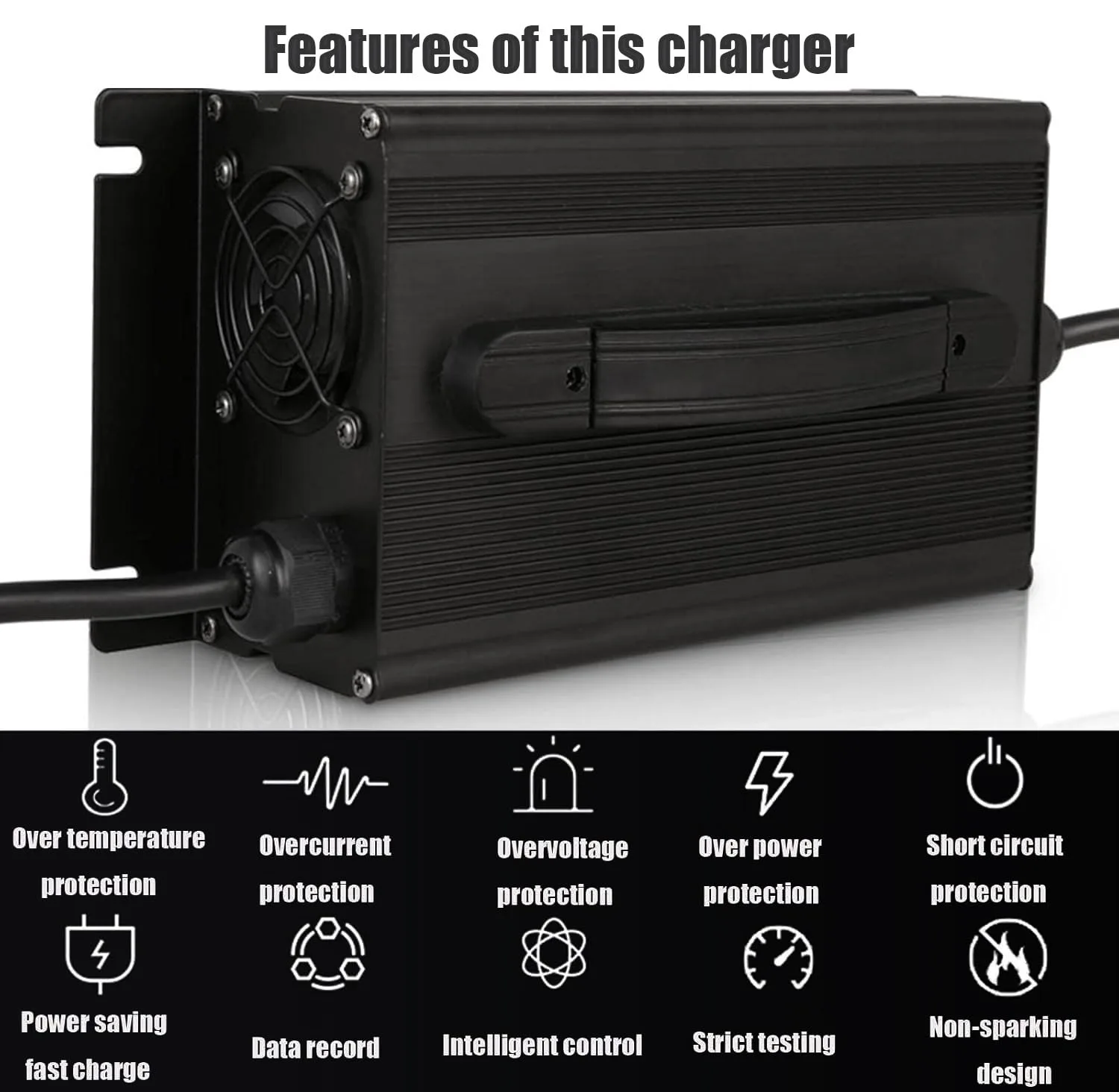 BLBDBFY 1500W Smart Battery Charger — 12V–72V (48V 25A) image 2