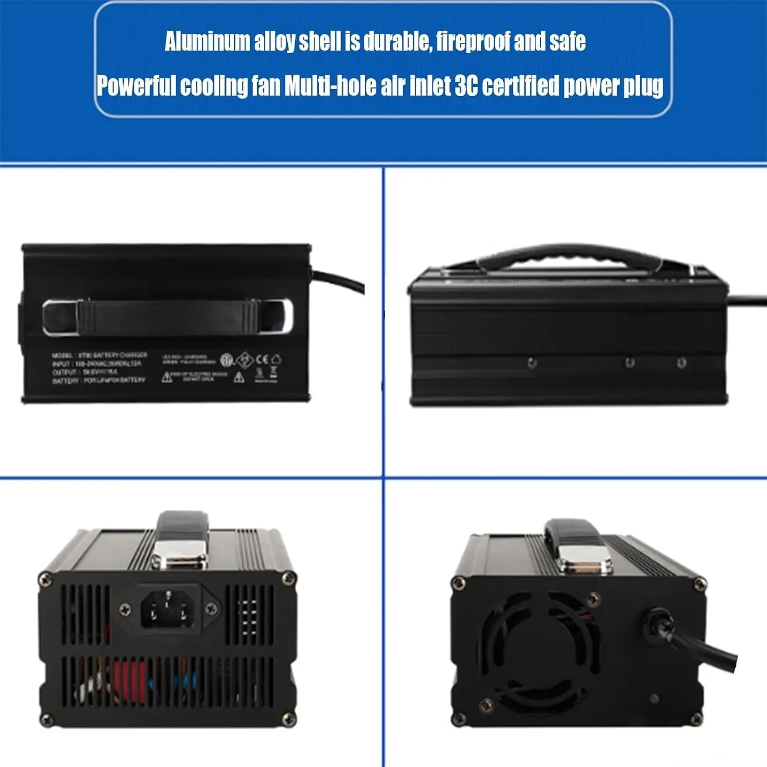 BLBDBFY 1500W Smart Battery Charger — 12V–72V (48V 25A) image 4