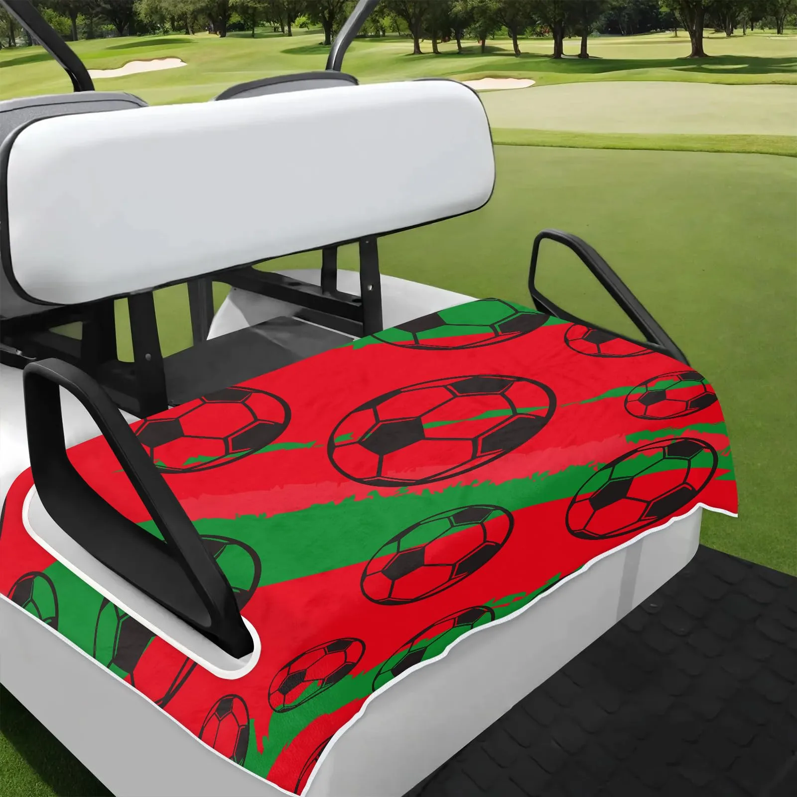 Tiveruda Golf Cart Seat Cover for Double Seats 51 x 31 in.