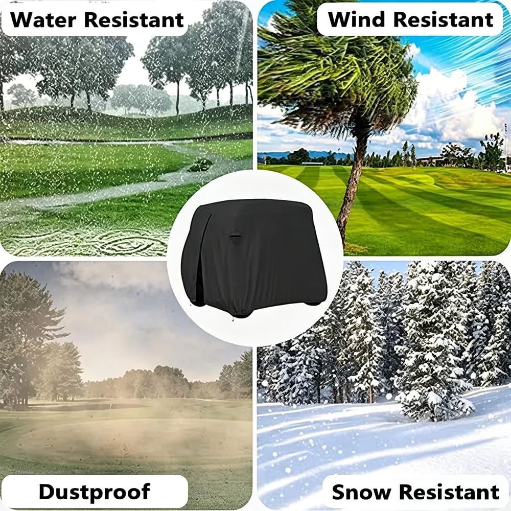 MZYRZ Golf Cart Cover for E-Z-GO Shuttle 6 (2010–2026) 73×48×112 in image 4
