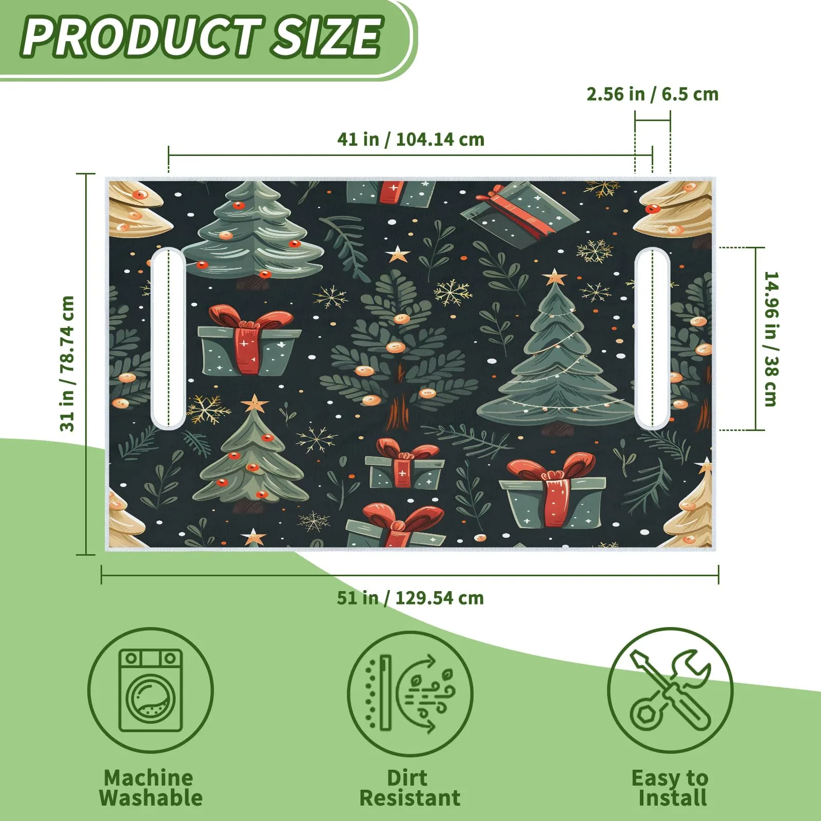 Tiveruda Golf Cart Seat Cover for Double Seats, 51 x 31 in image 2