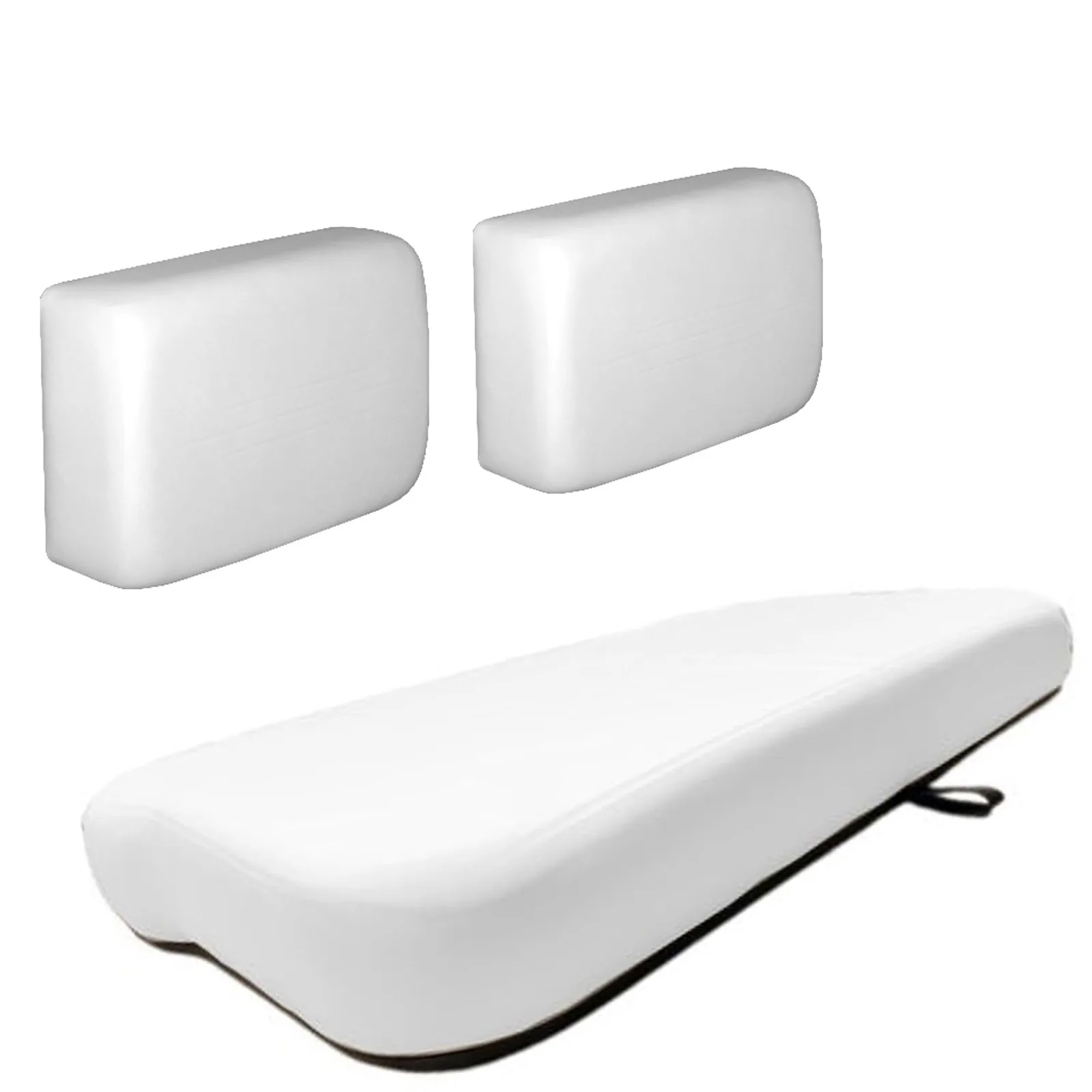 Buggies Unlimited White E-Z-GO Marathon Seat Cushion Set