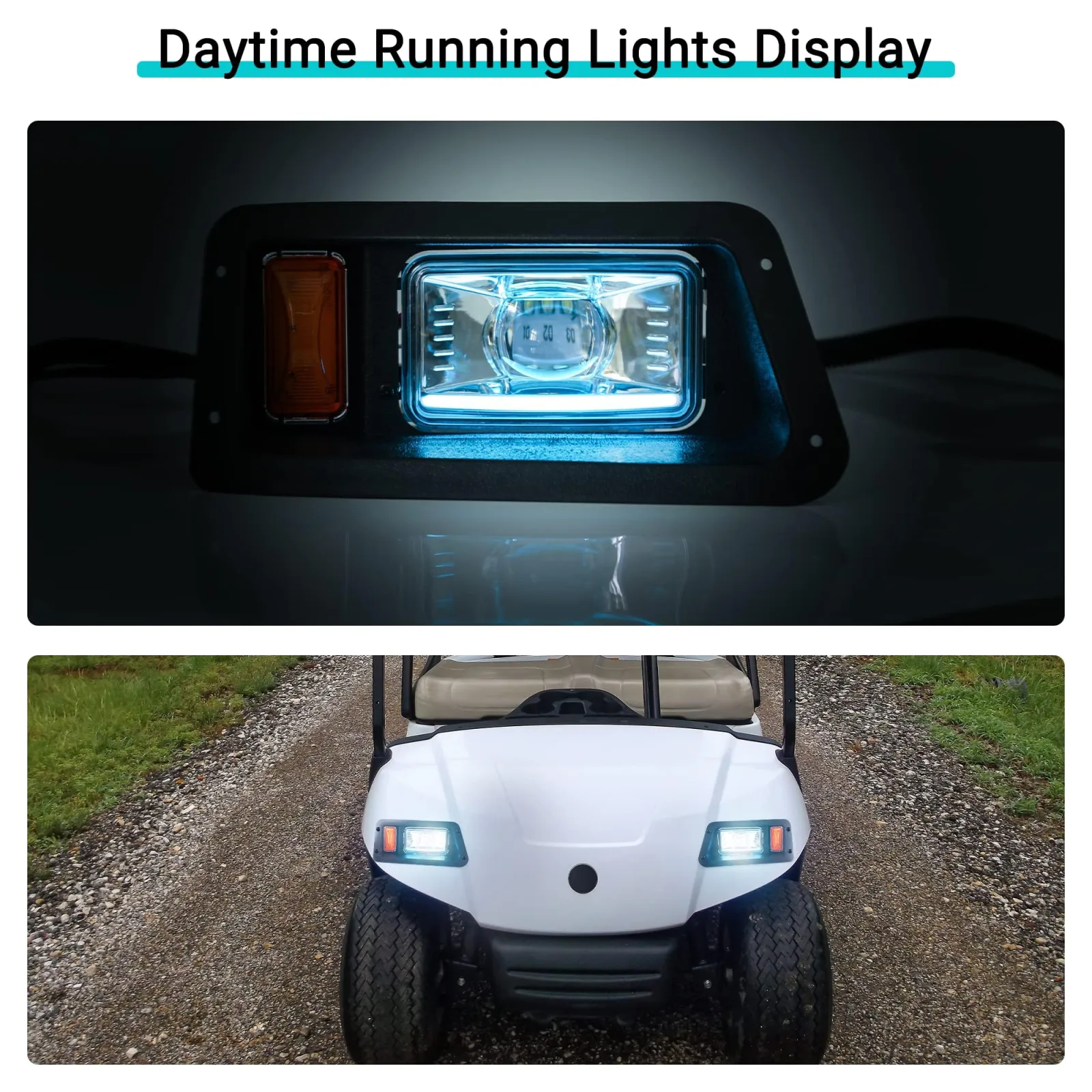 10L0L Light Kit for Yamaha G14-G22 Golf Carts image 4