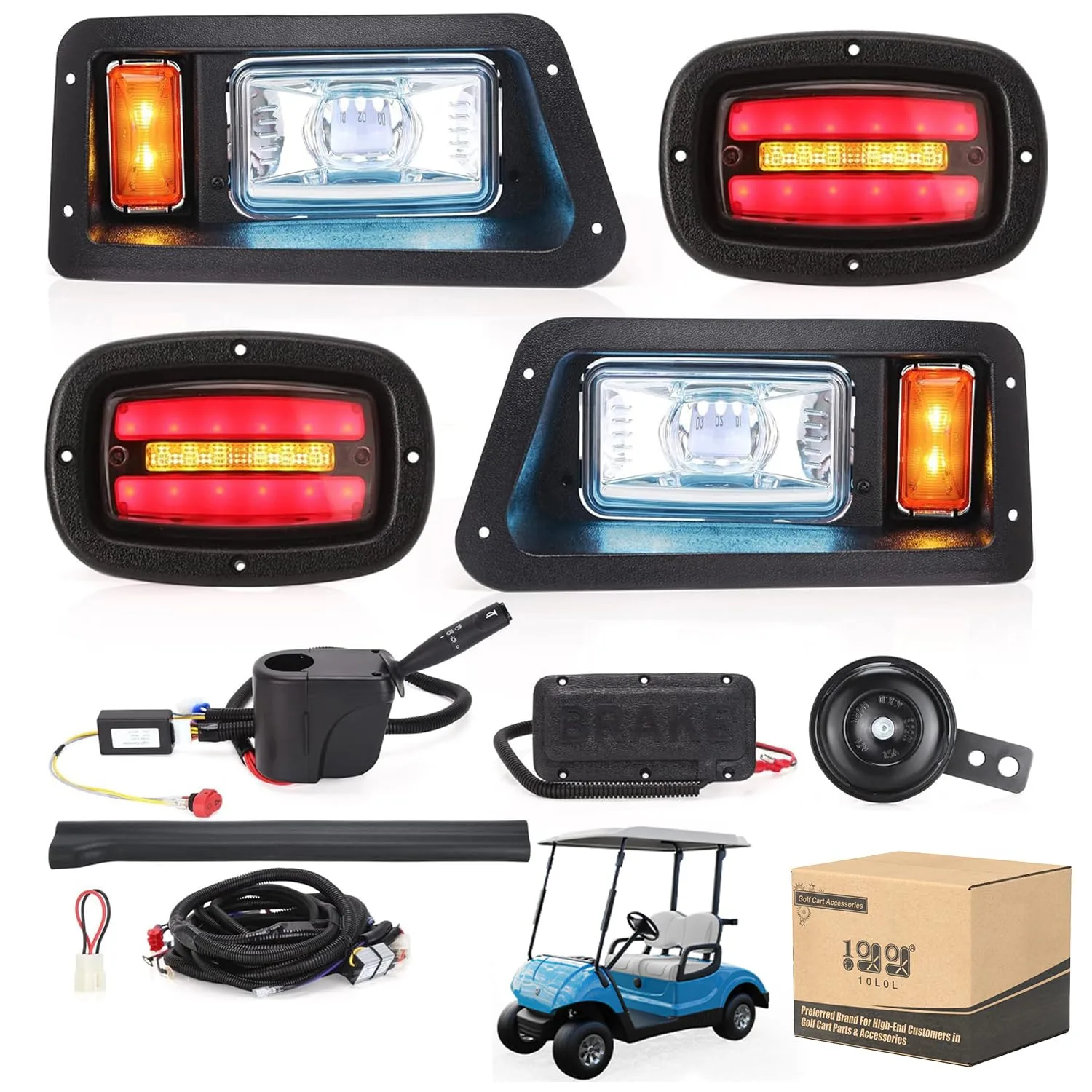 10L0L Light Kit for Yamaha G14-G22 Golf Carts