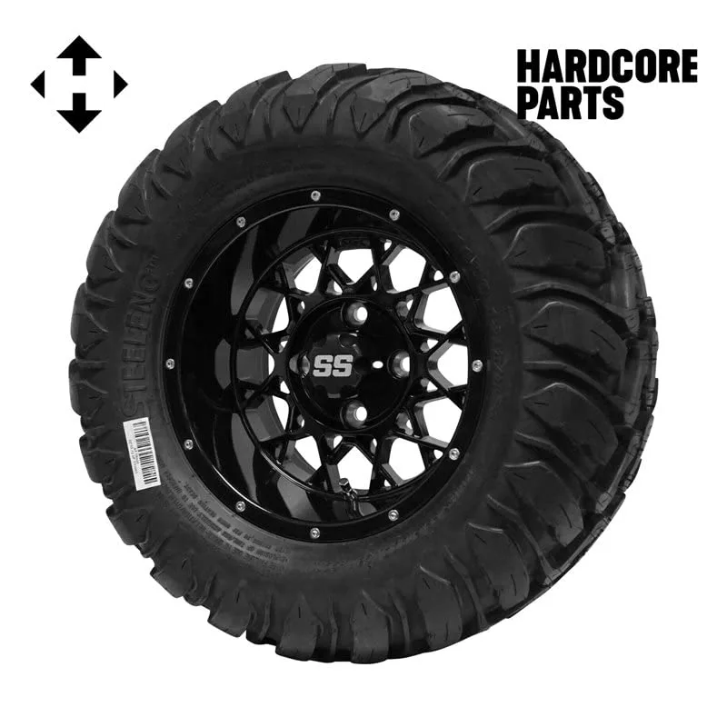 Hardcore Parts LKW-PR04-D12AL50T09 4" Double A-Arm Lift Kit with 12" Venom Wheels & 22x11-12 Tires for Club Car Precedent (2004+) image 4