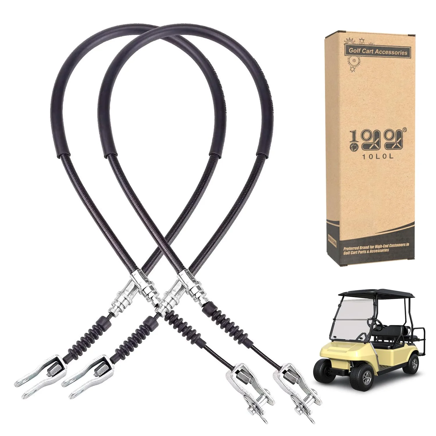 10L0L Brake Cables for Club Car DS 1981-1999