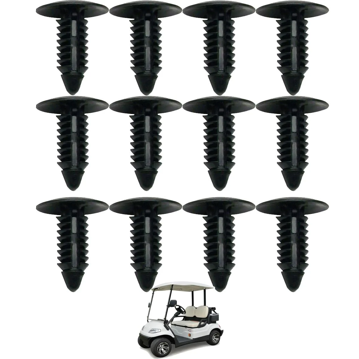 HKOO Plastic Push Rivets for E-Z-GO, Club Car & Yamaha