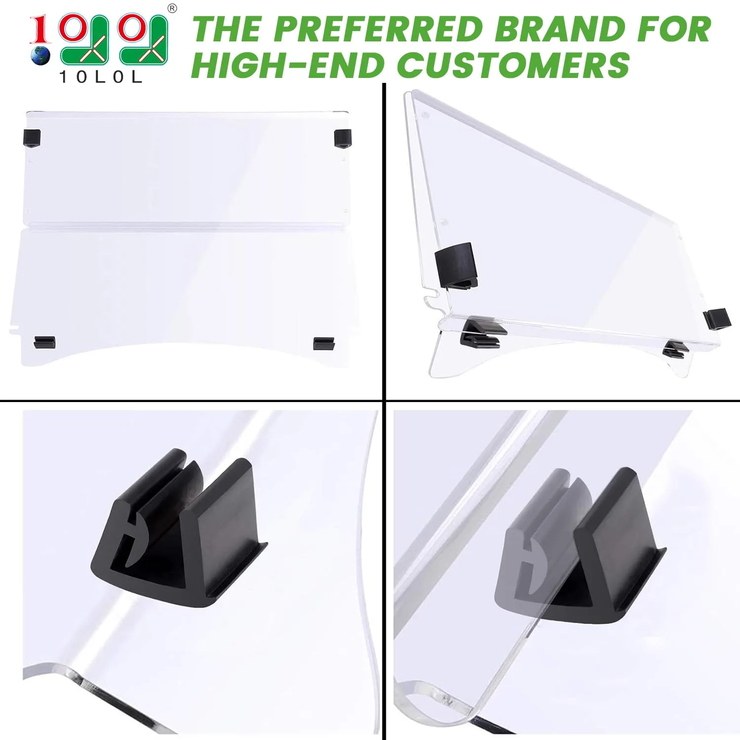 10L0L Golf Cart Upper Windshield Retaining Clips image 2
