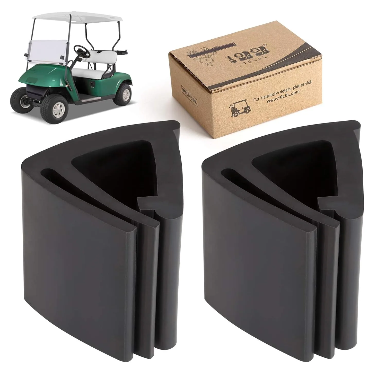 10L0L Golf Cart Upper Windshield Retaining Clips