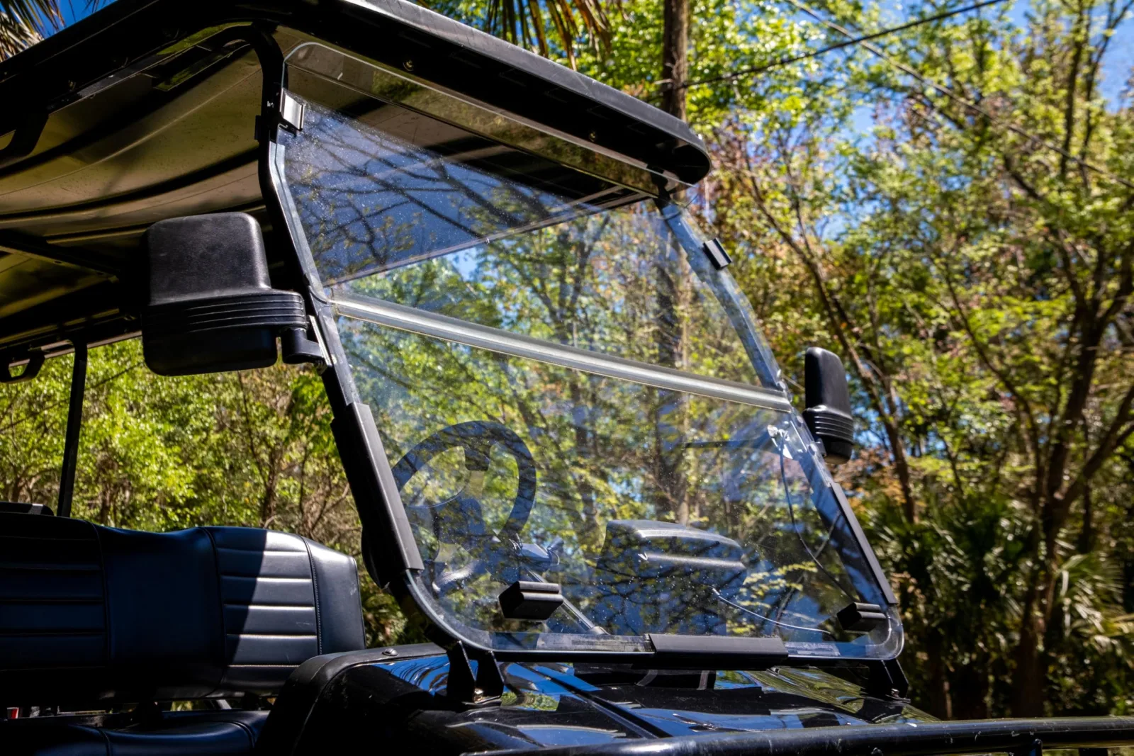 RedDot 09-221 Folding Windshield for Evolution Golf Carts image 4